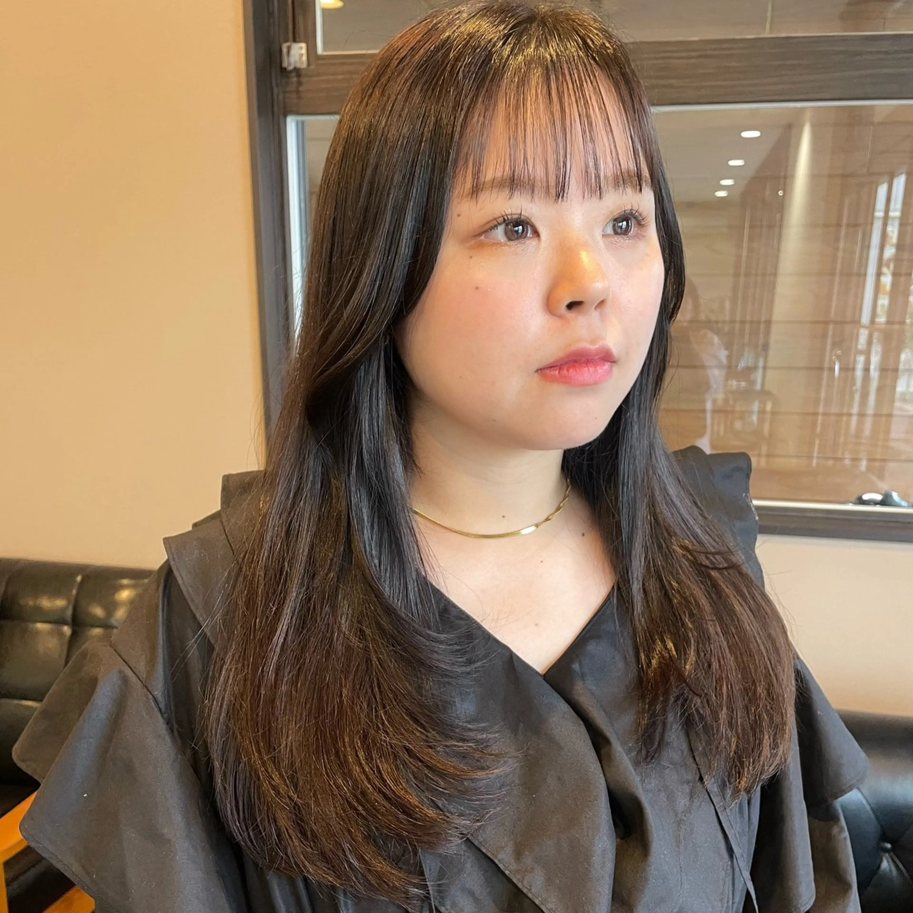 ロング 韓国風ヘア レイヤーカット カット ヘアカラー トリートメント mio 🍒レイヤーカットのヘアスタイル