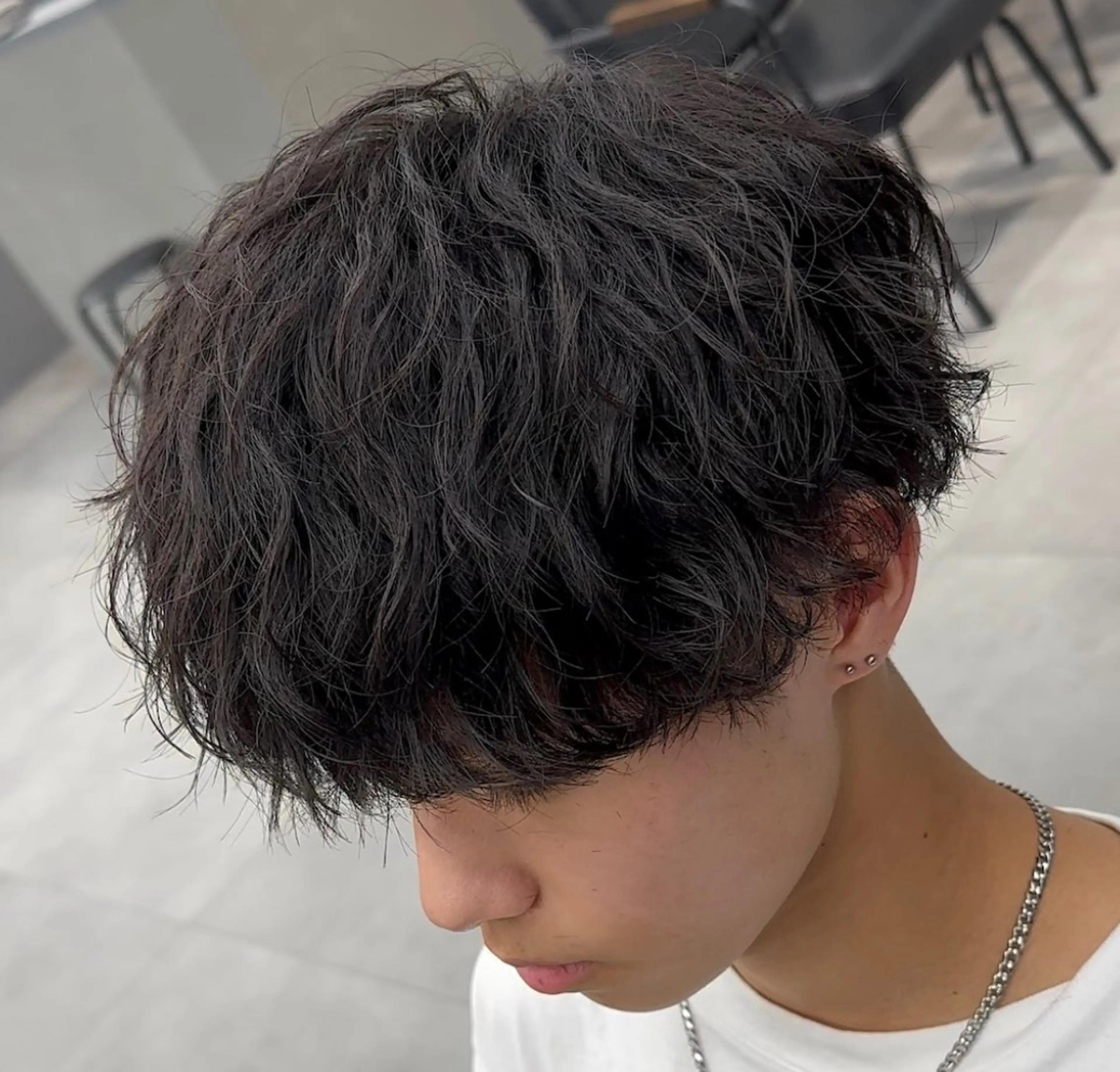 ショート パーマ メンズ OVARL by apish所属・【メンズパーマ】 横田結希のヘアスタイル