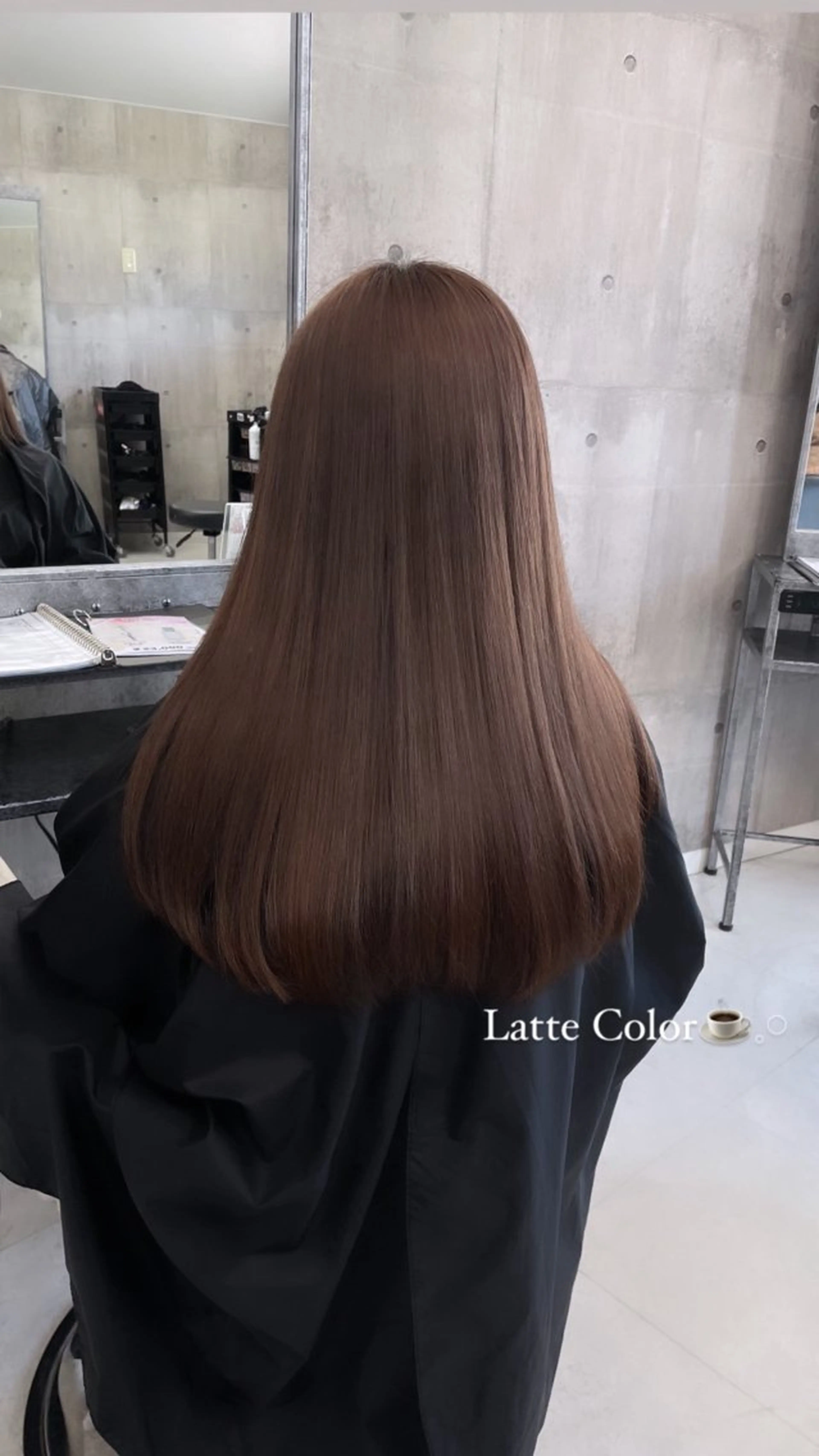 ロング ヘアカラー トリートメント REI /艶髪/透明 感カラー/ボブのヘアスタイル