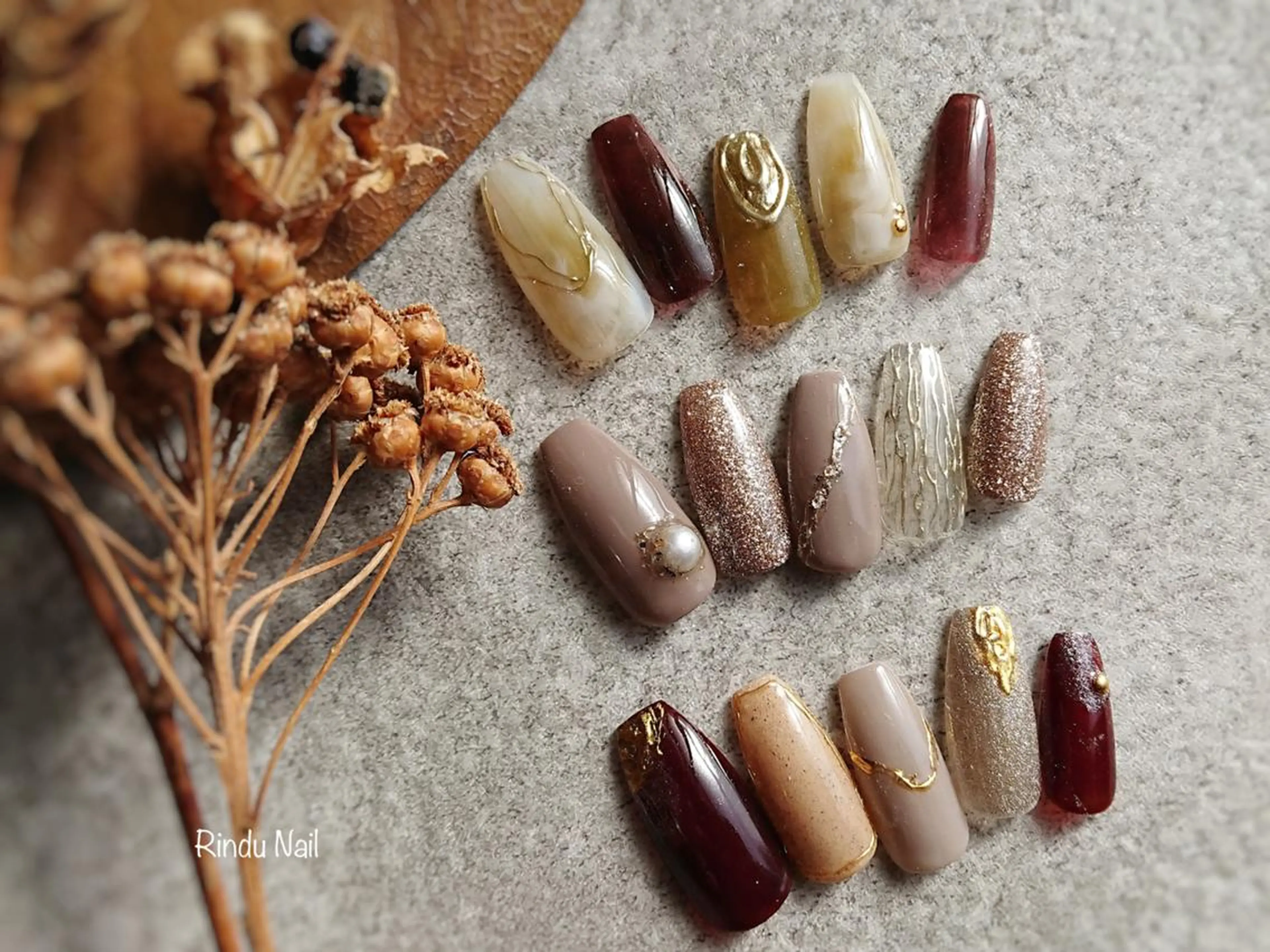 ネイル ニュアンスネイル ハンドネイル Rindu Nail 名駅miniのネイルデザイン