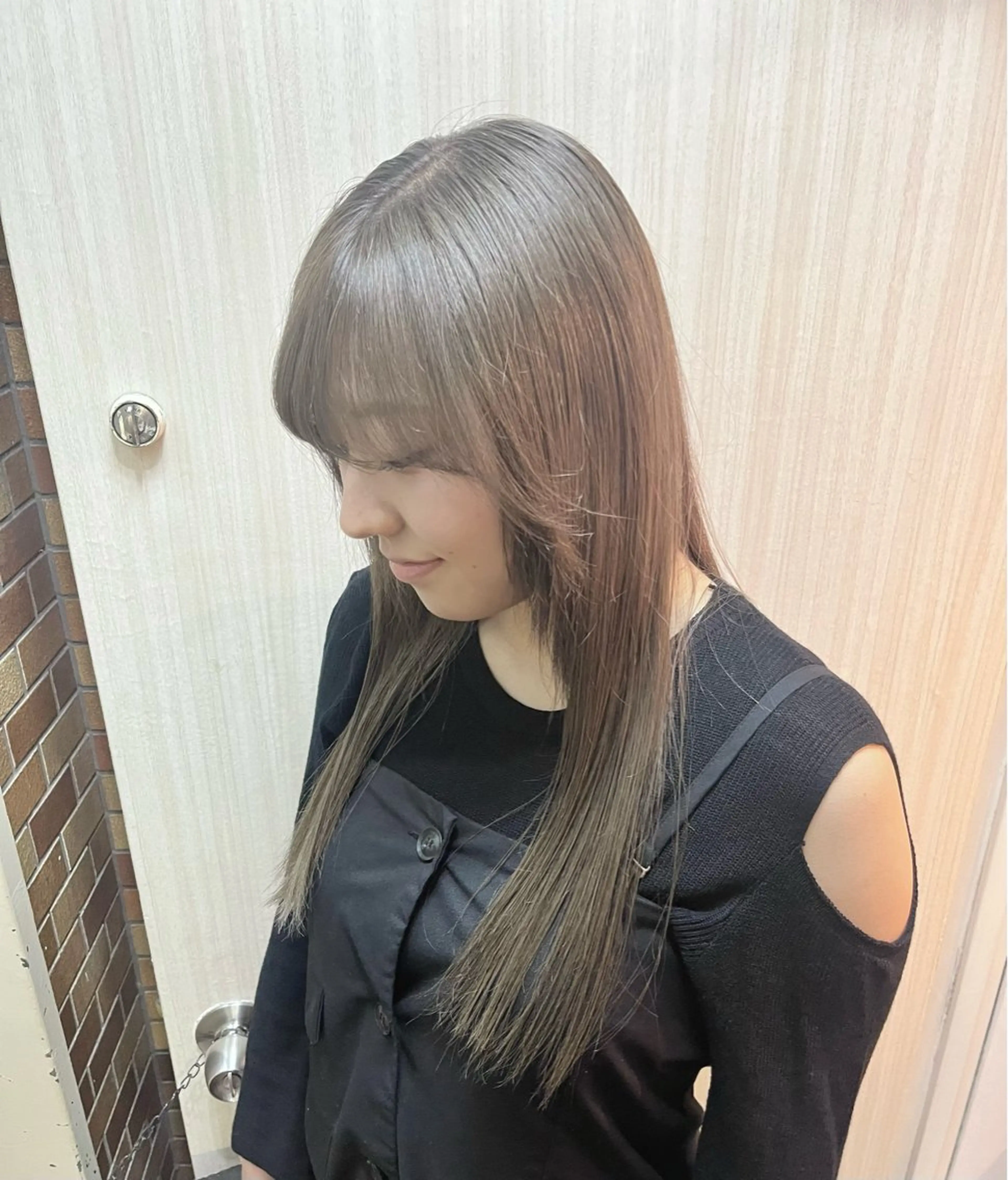 ロング カラー グレージュ メンズカット/ 横浜/佐藤桃香 🦥のヘアスタイル