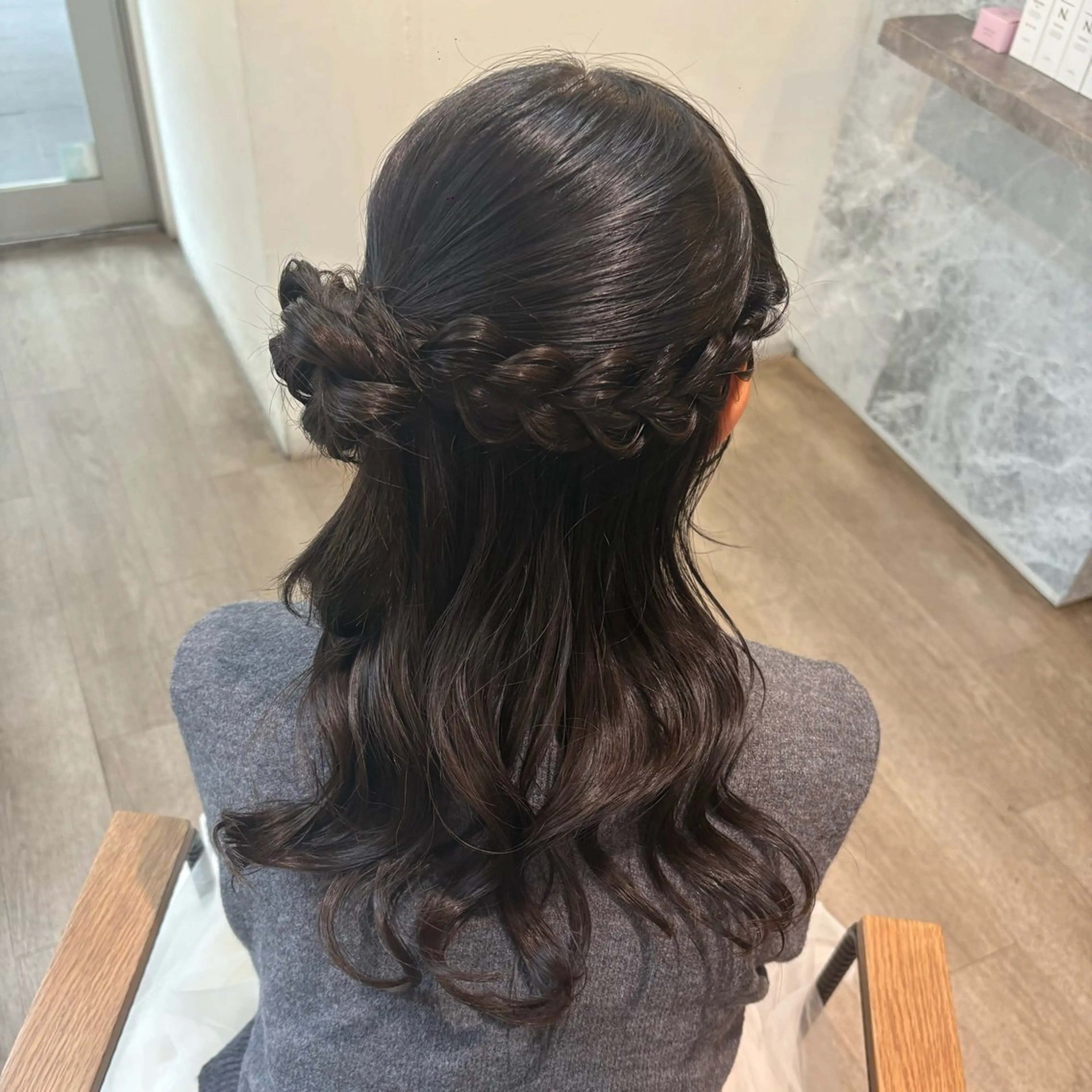 ヘアアレンジ ヘアセット ゆ ののヘアスタイル