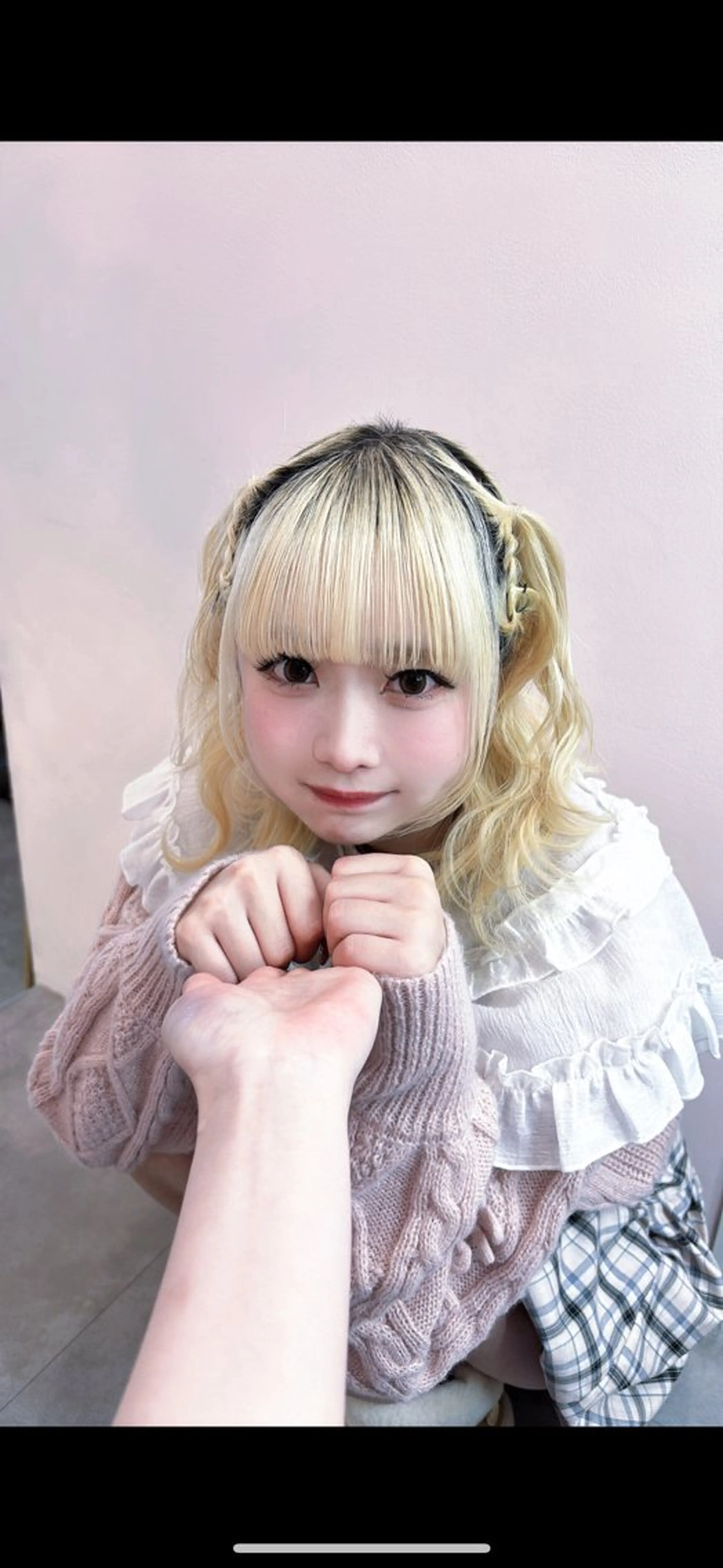 カラー ヘアアレンジ RiRi🩵 アイドルモテカラー♡のヘアスタイル