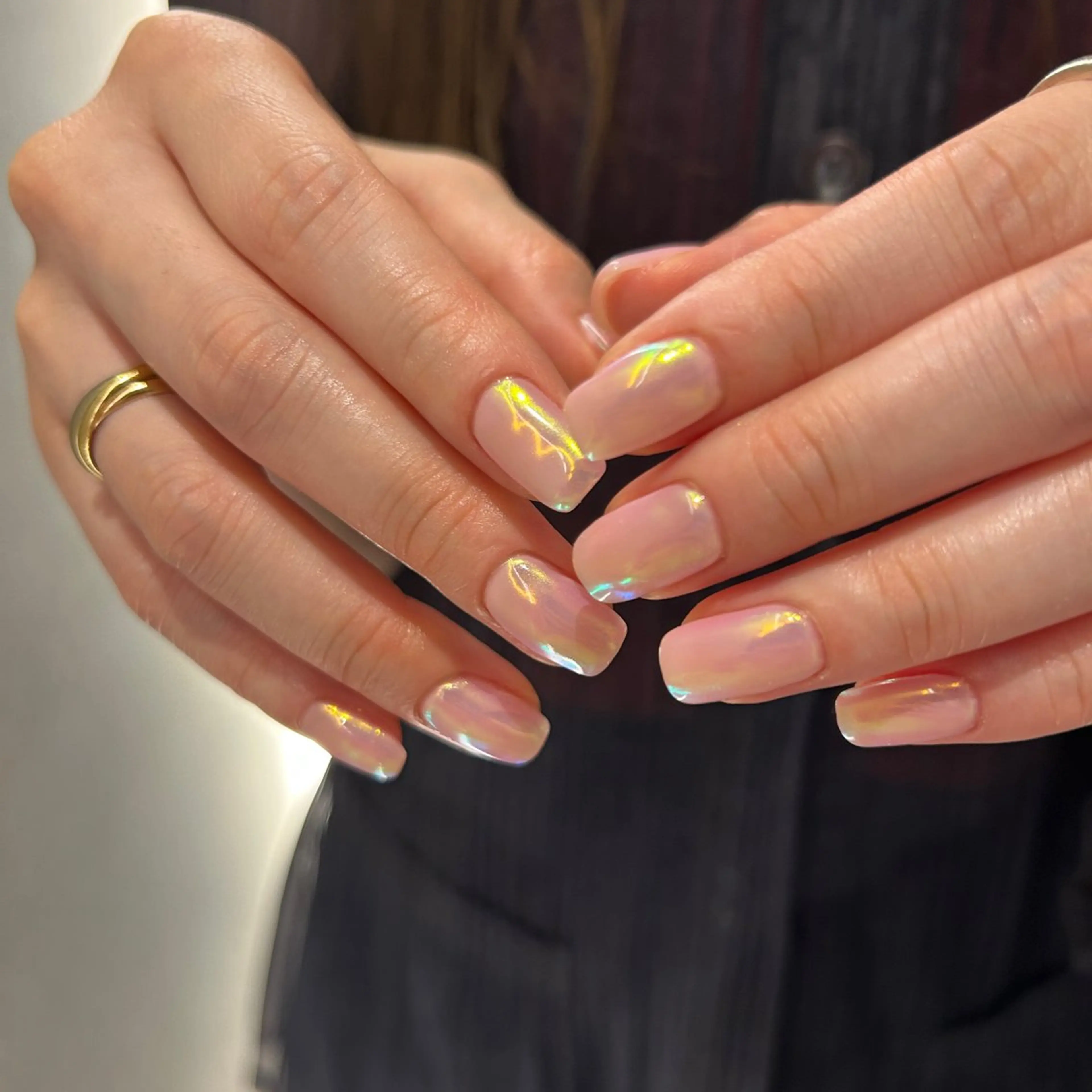 ネイル オーロラネイル ハンドネイル sayaka 🩰のネイルデザイン