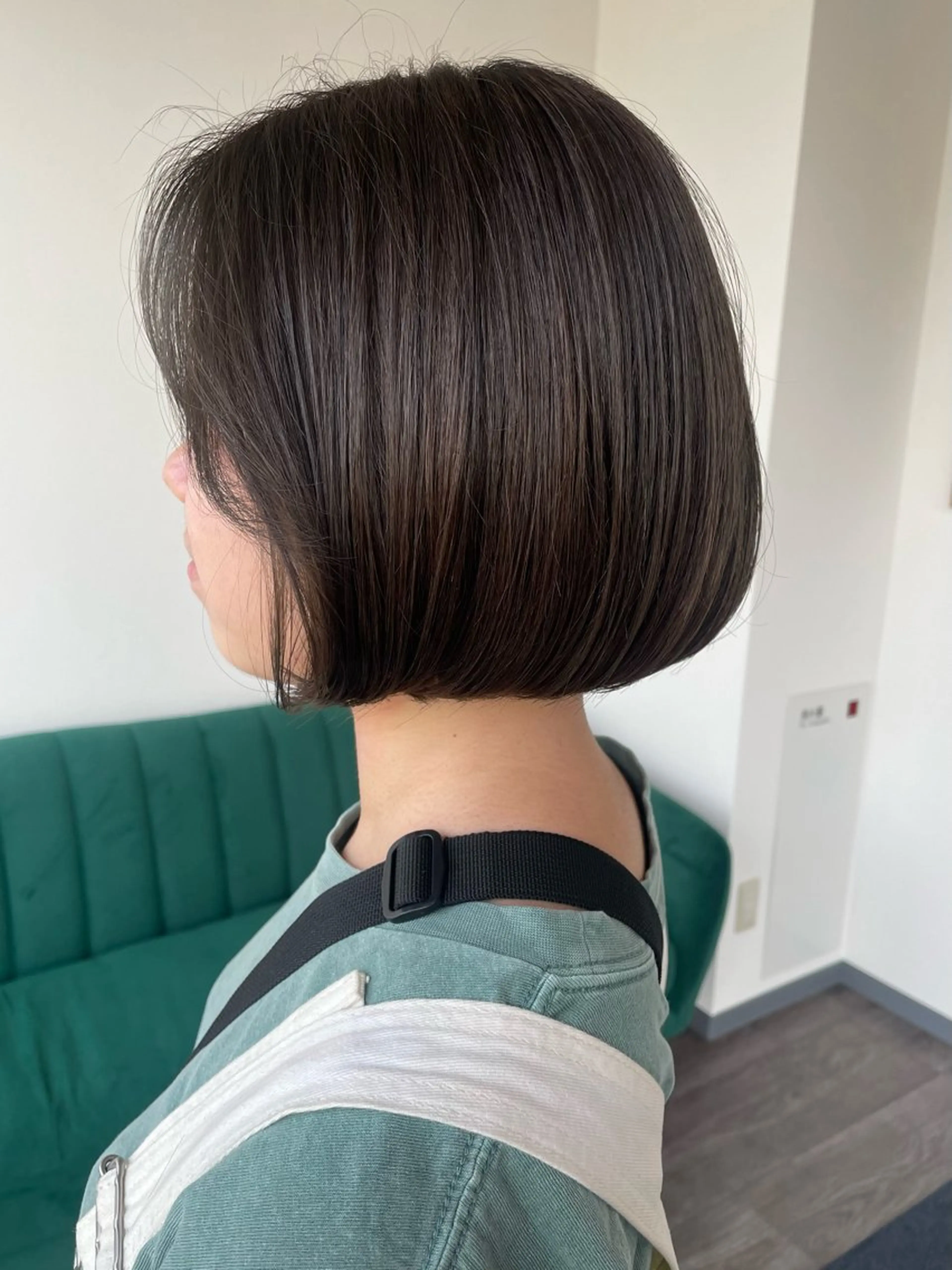 ショート カラー 艶カラー🌙縮毛矯正 /ボブ【Reina】のヘアスタイル