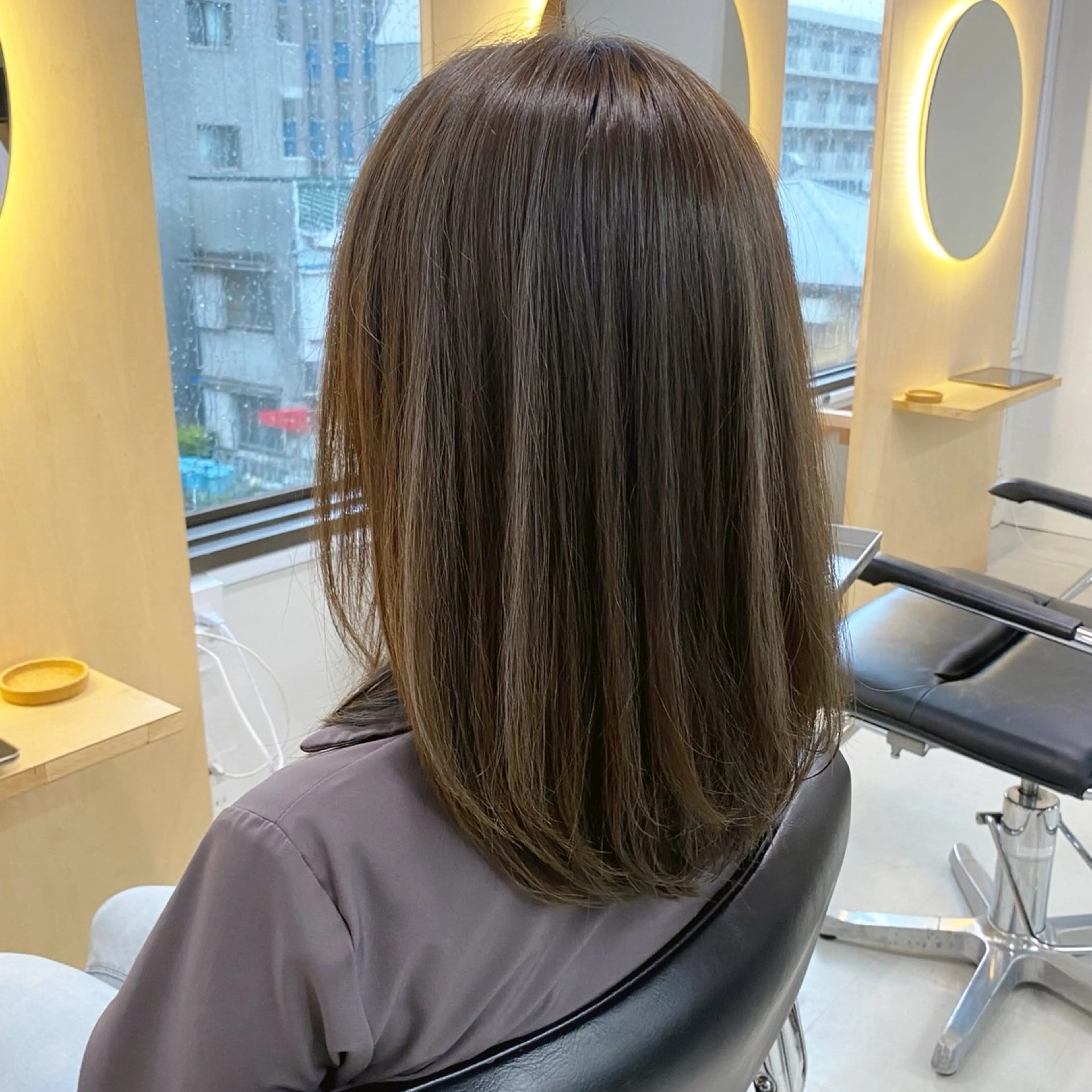 カラー ハイライトカラー elk ANZU🎀のヘアスタイル