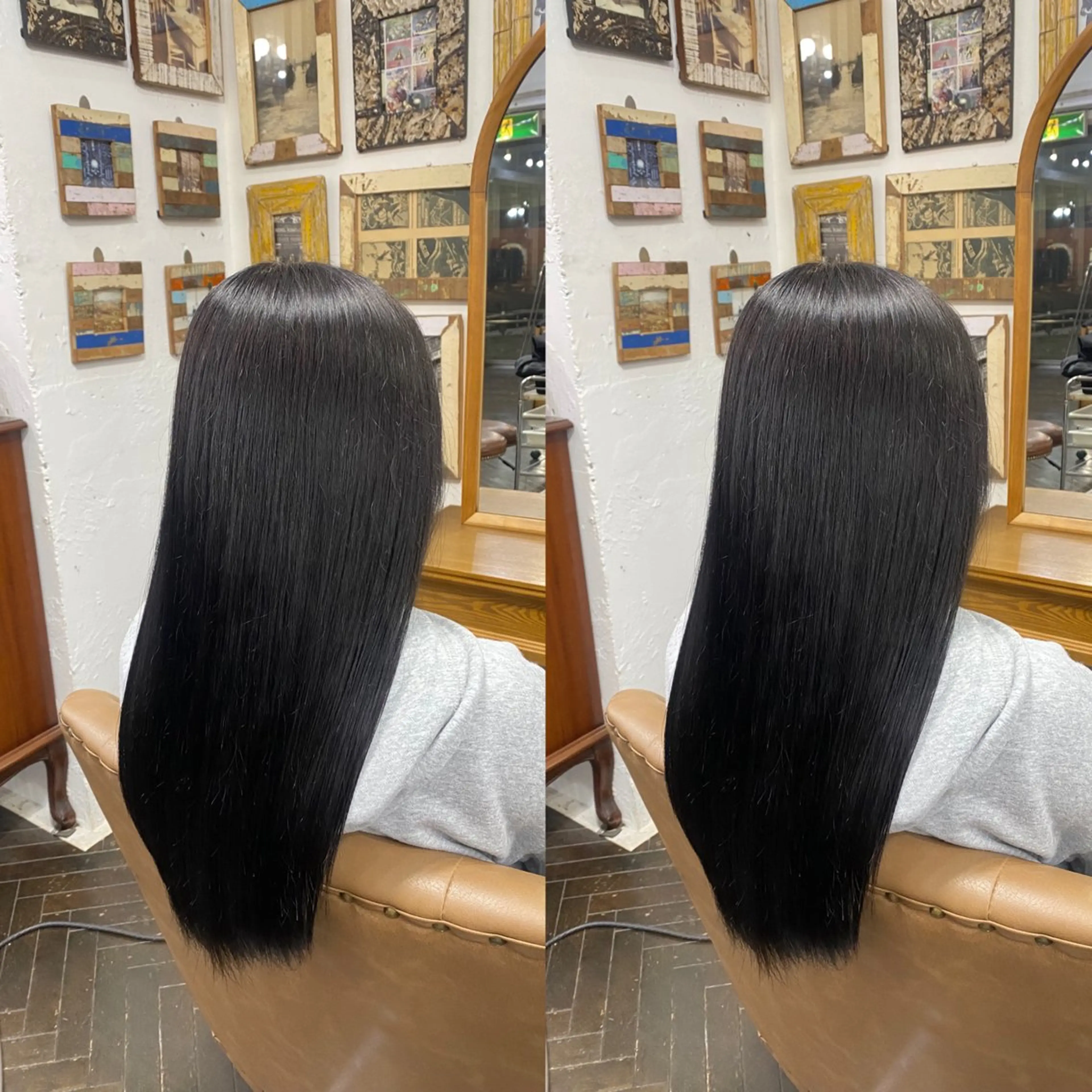 セミロング カラー ☻モエカ/ハイトーン アレンジ☻のヘアスタイル