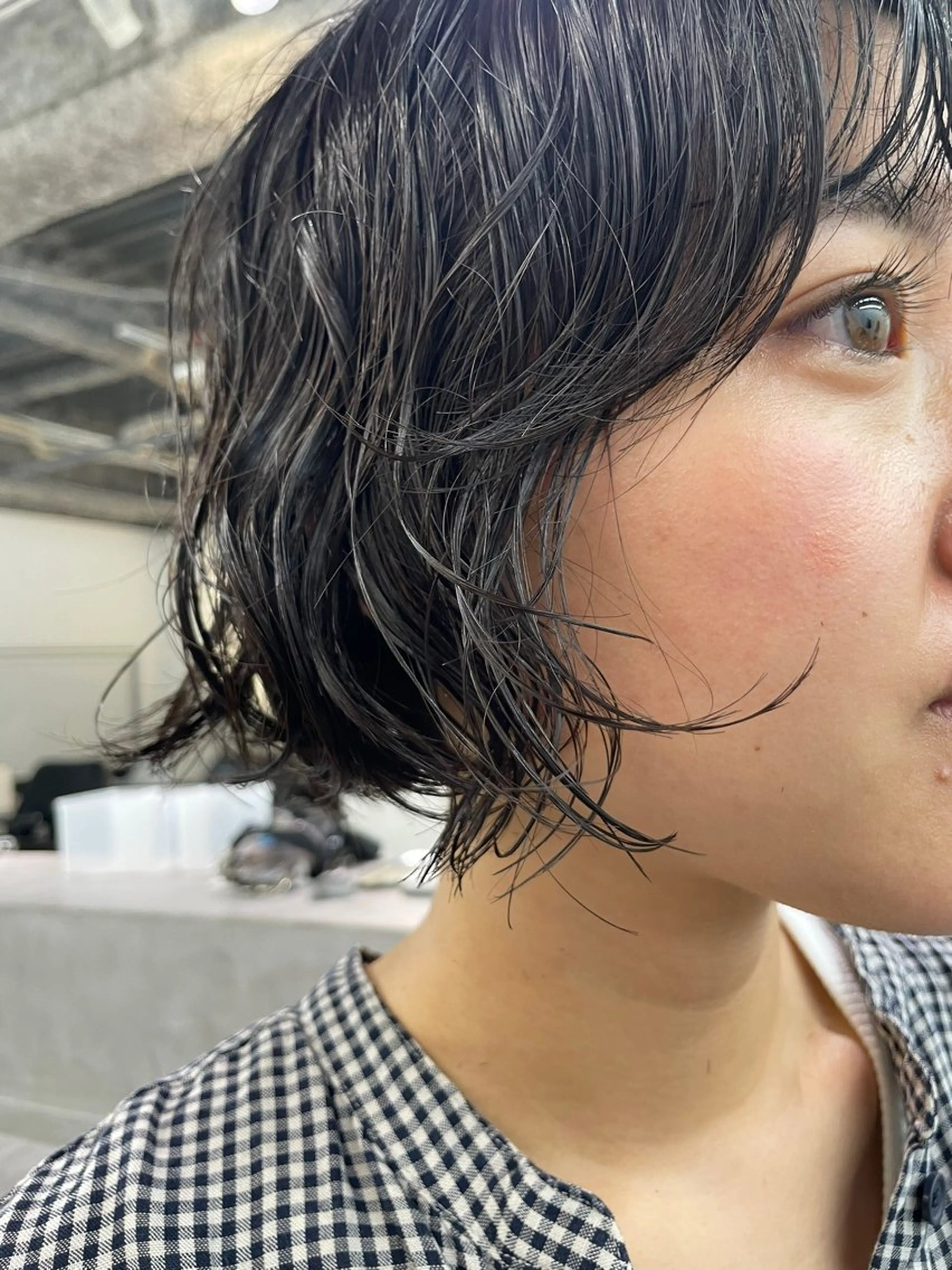 ミディアム パーマ ミディアムパーマ ボブ ウルフカット スパイラルパーマ カット パーマ トリートメント 【お洒落パーマ】 Elme　肥塚康汰郎のヘアスタイル