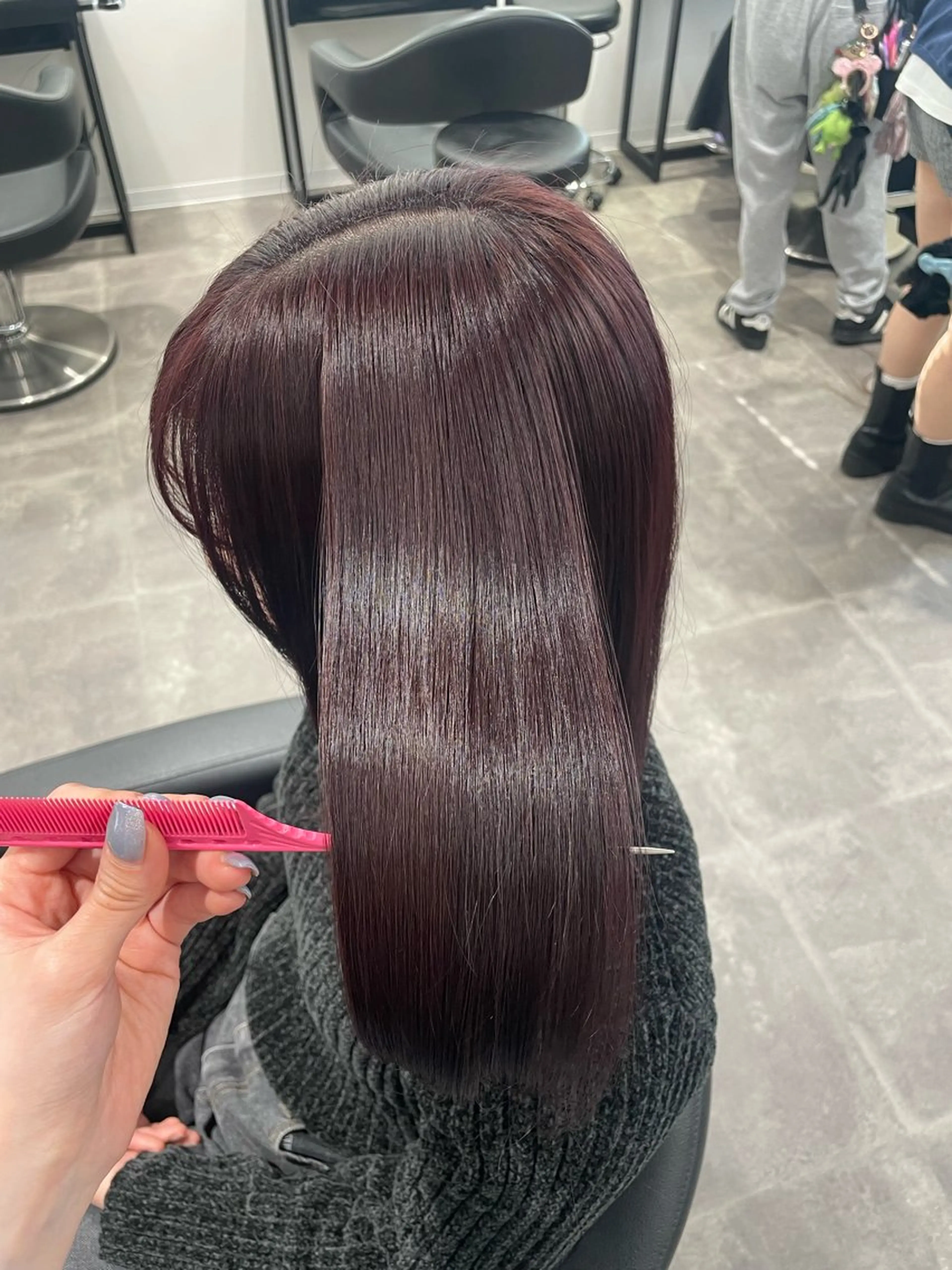 ミディアム カラー 🎀暖色/ラベンダー /paru🤍のヘアスタイル