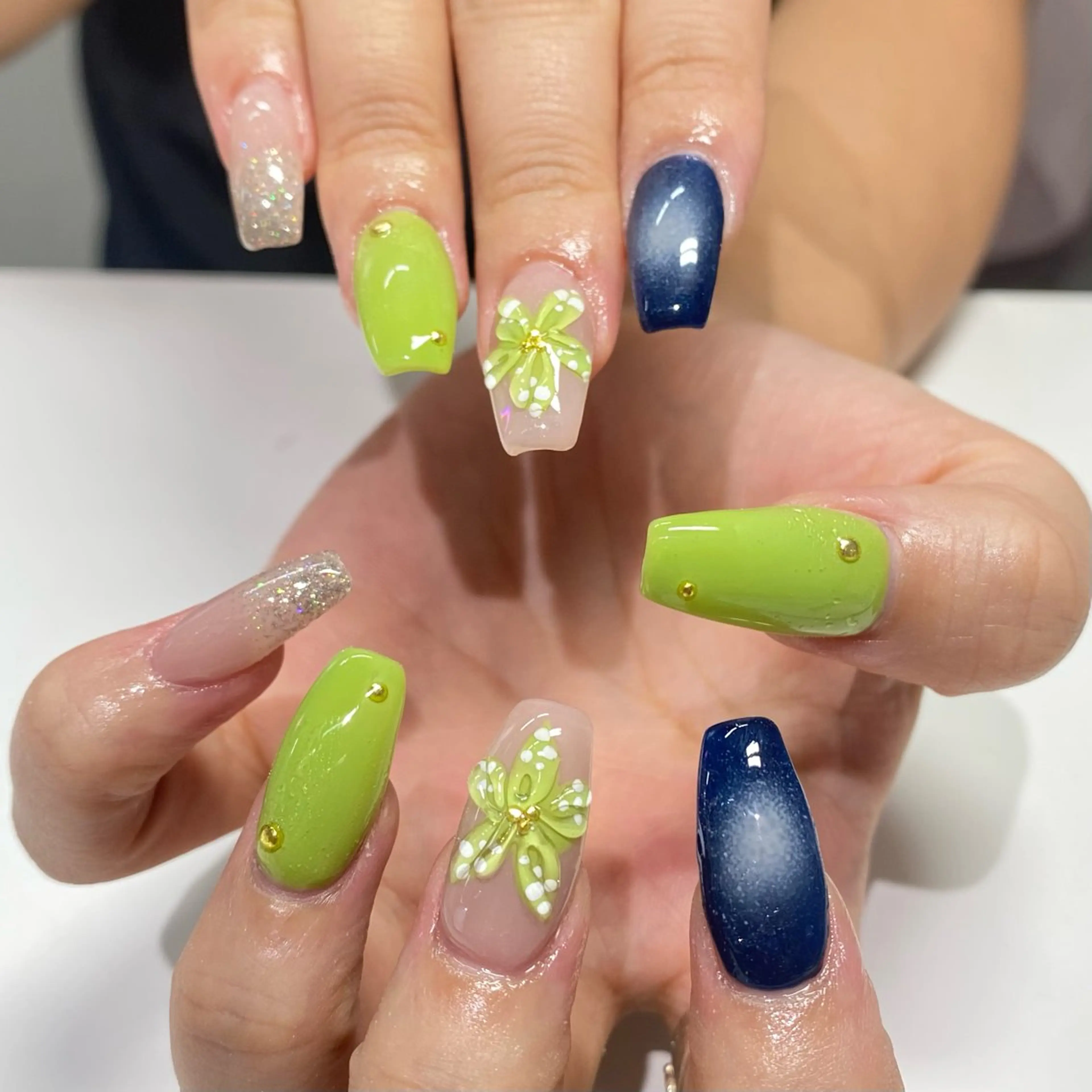 ネイル アートネイル 夏ネイル ハンドネイル yuuka/池袋 🐾WOLTOKYOのネイルデザイン