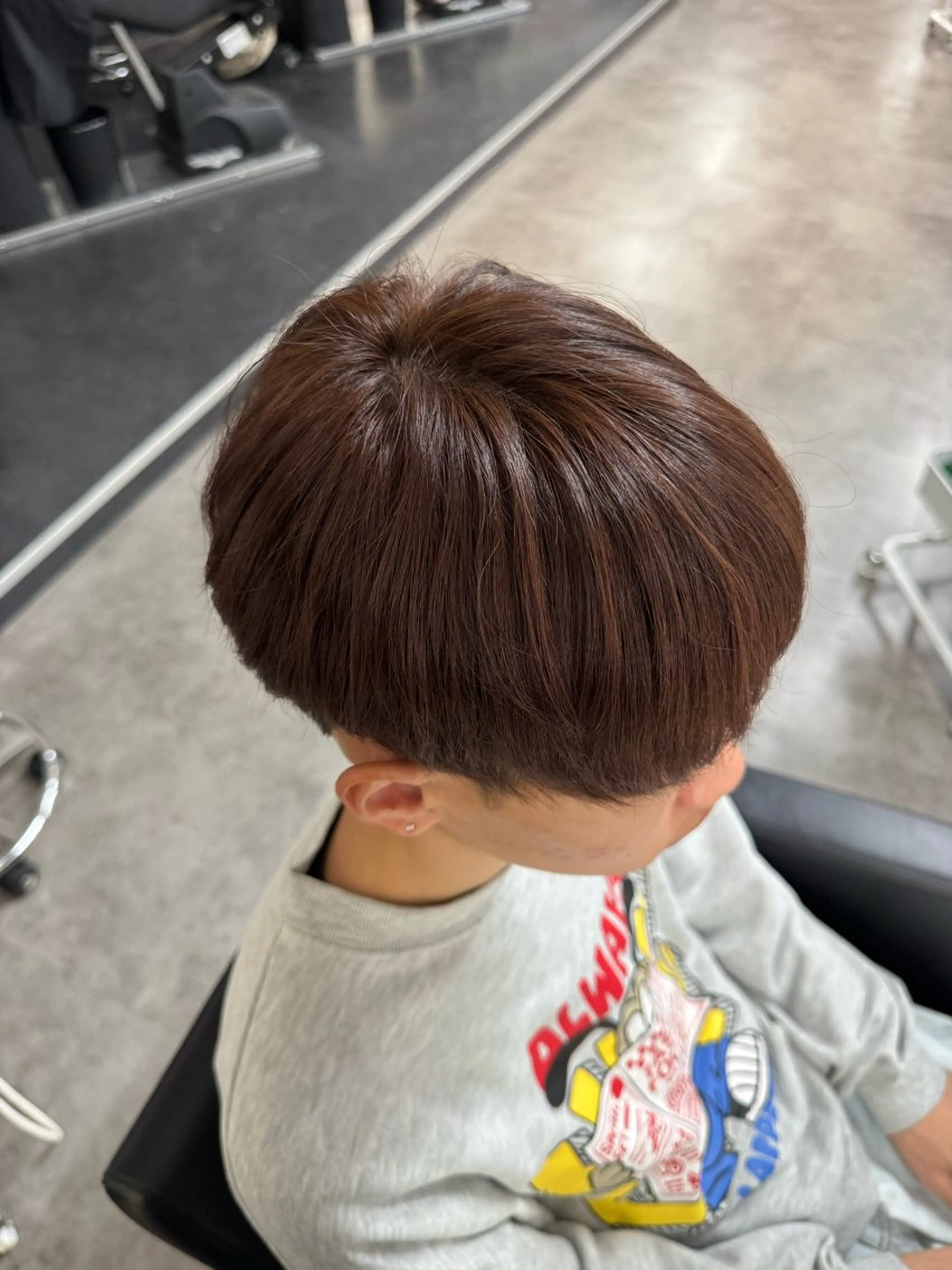 パーマ メンズ マッシュ カット ヘアカラー 立川韓国ヘア🇰🇷 ニュアンスパーマ安井のヘアスタイル