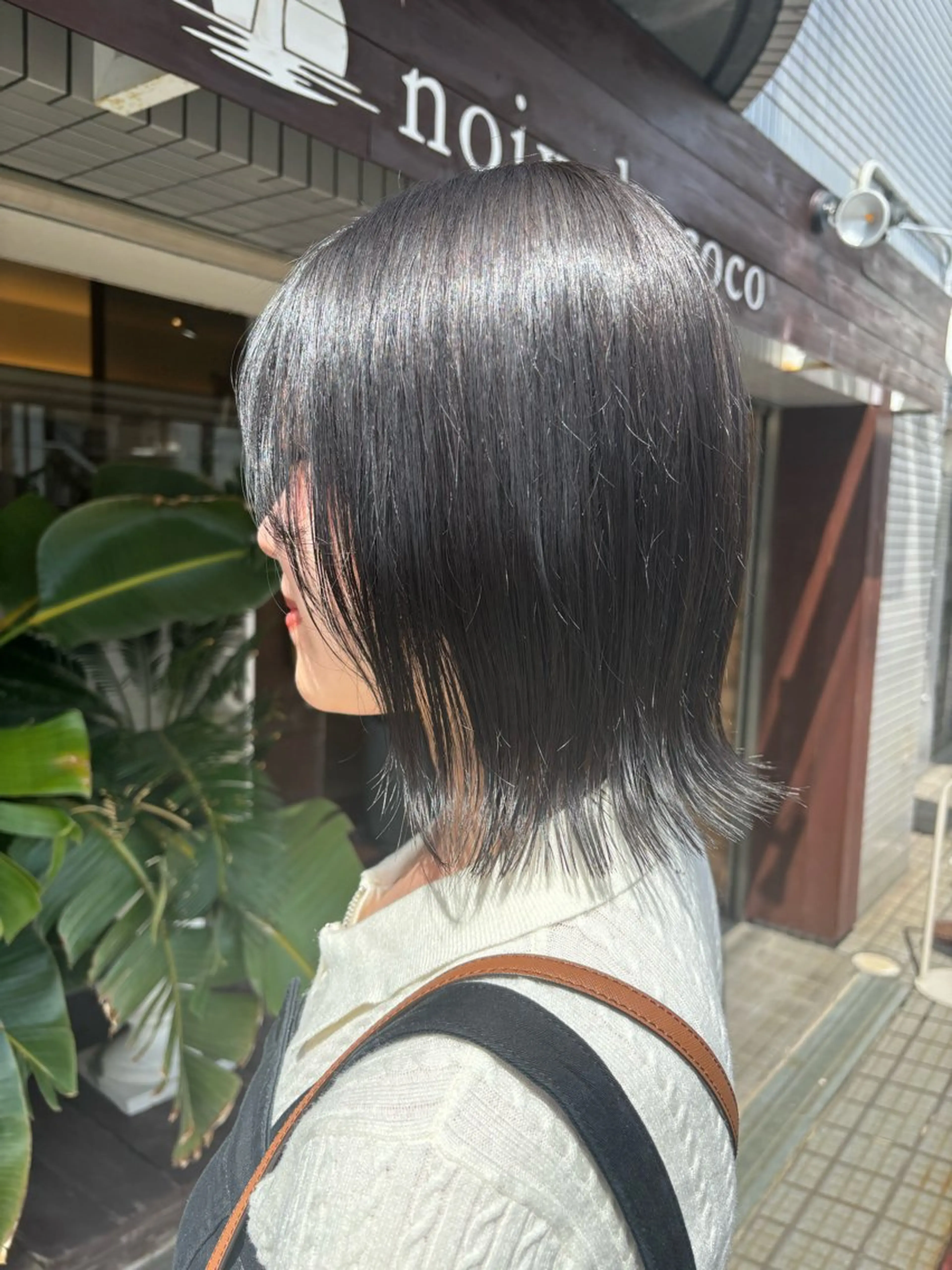 ミディアム 顔周りの似合わせ特化 井手麻梨栄のヘアスタイル