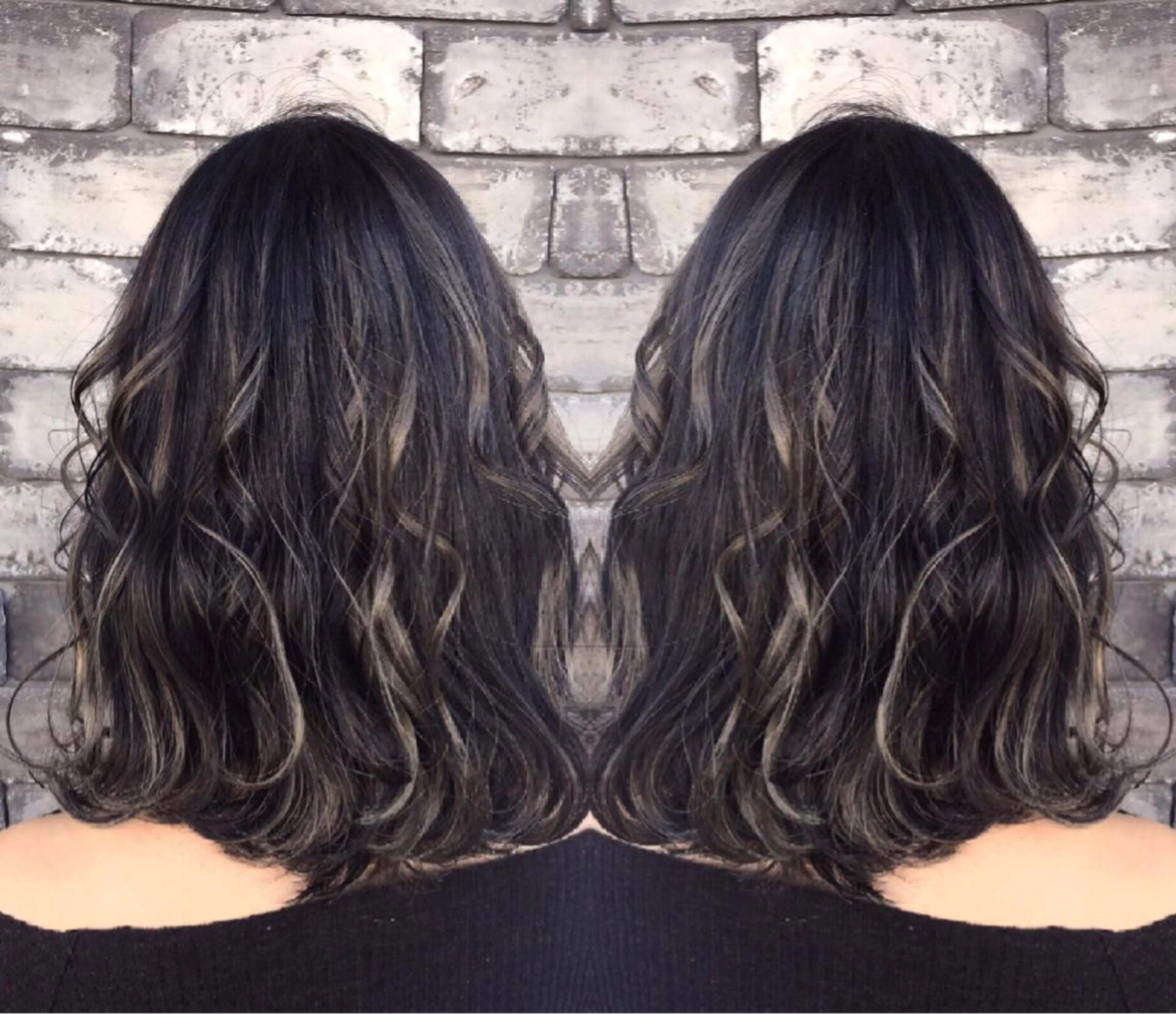 ミディアム 3Dハイライト 外国人風カラー ハイライト ヘアカラー トリートメント ヘアセット ❤️千葉県代表❤️ 店長❤️柿本翔一朗のヘアスタイル