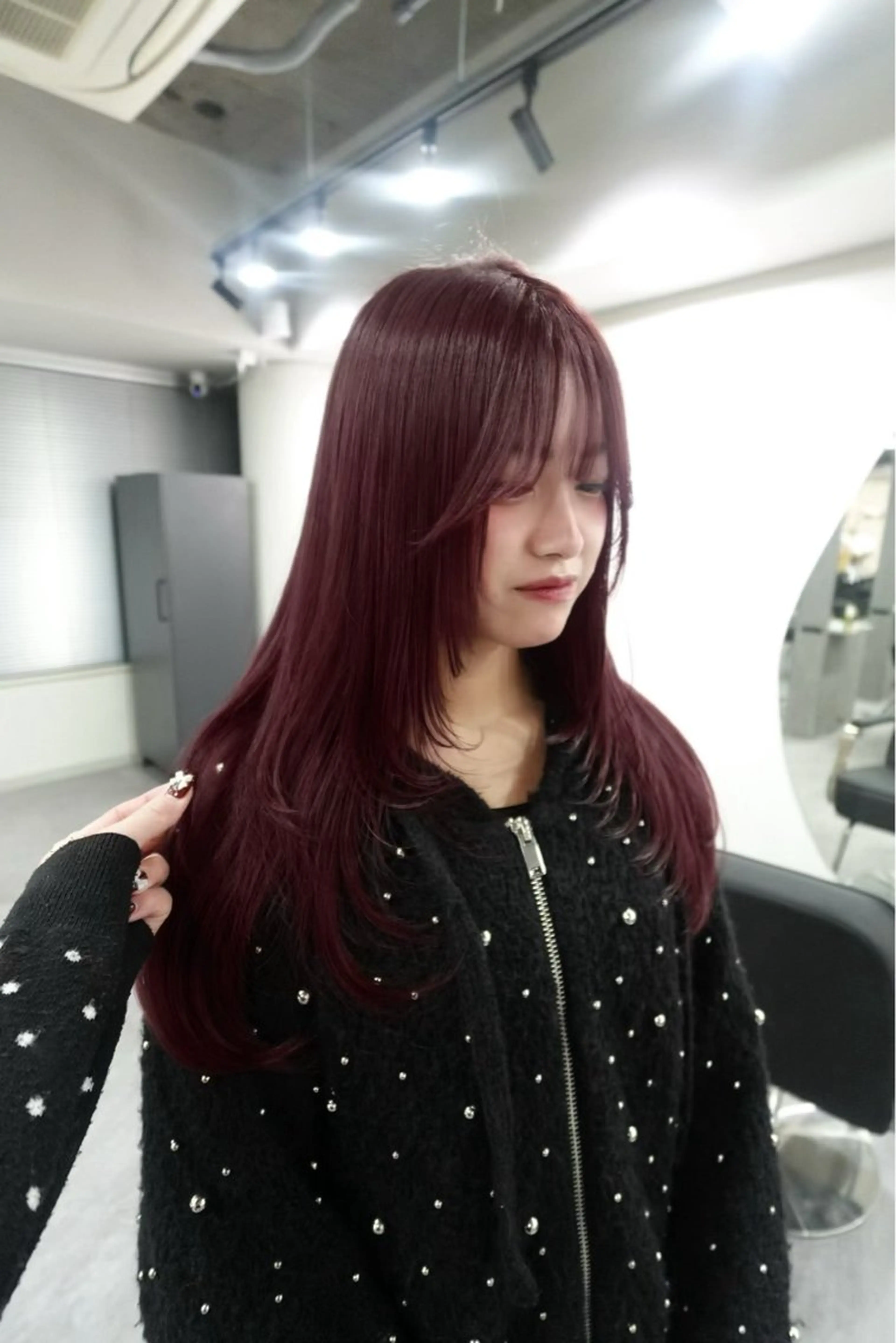 ロング 【色落ちまで可愛い】 mao🐩💜のヘアスタイル