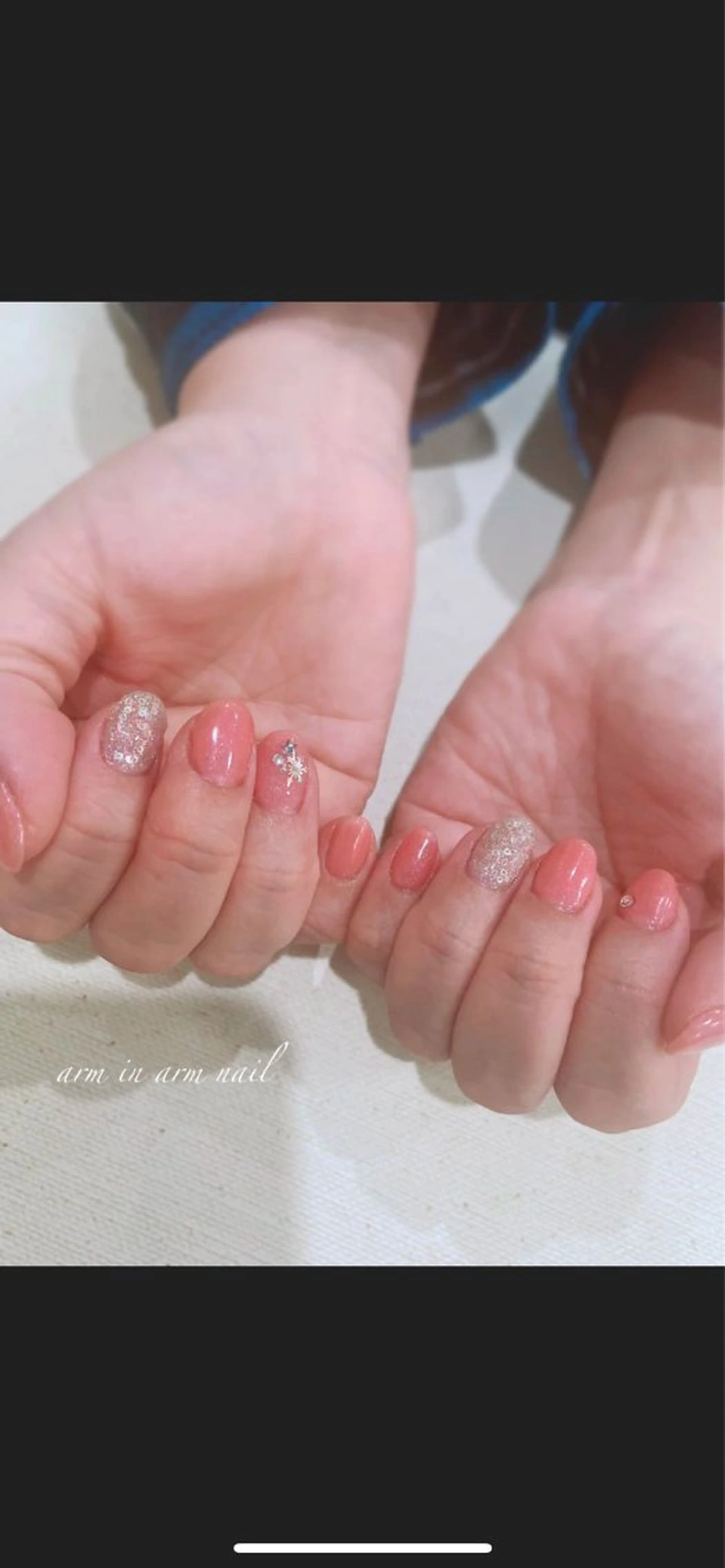 ネイル arm in arm ︎✿Yamamotoのマツエク・マツパデザイン