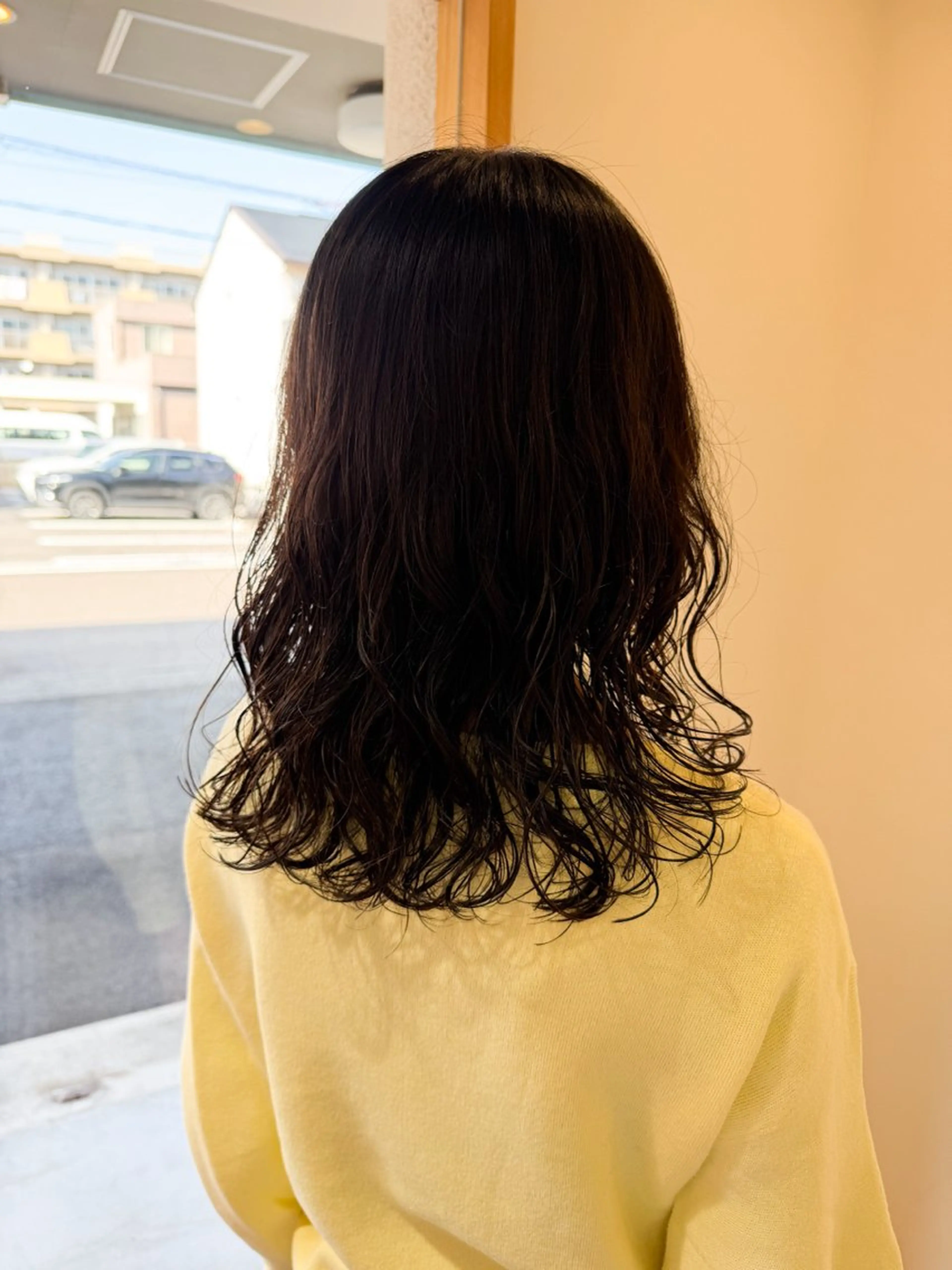 ミディアム パーマ ミディアムパーマ デジタルパーマ カット パーマ トリートメント パーマ eikoのヘアスタイル