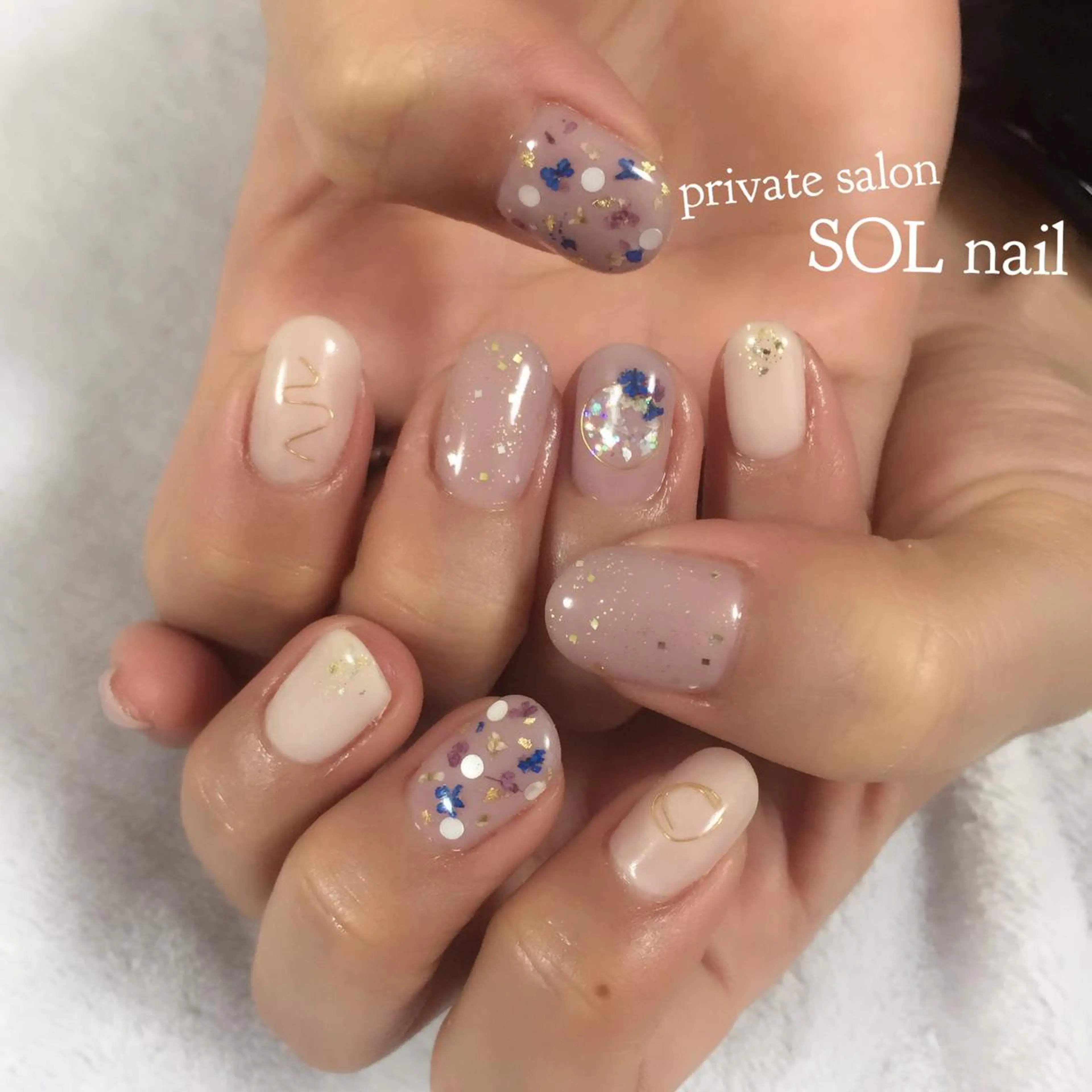 ネイル SOL NAILのネイルデザイン