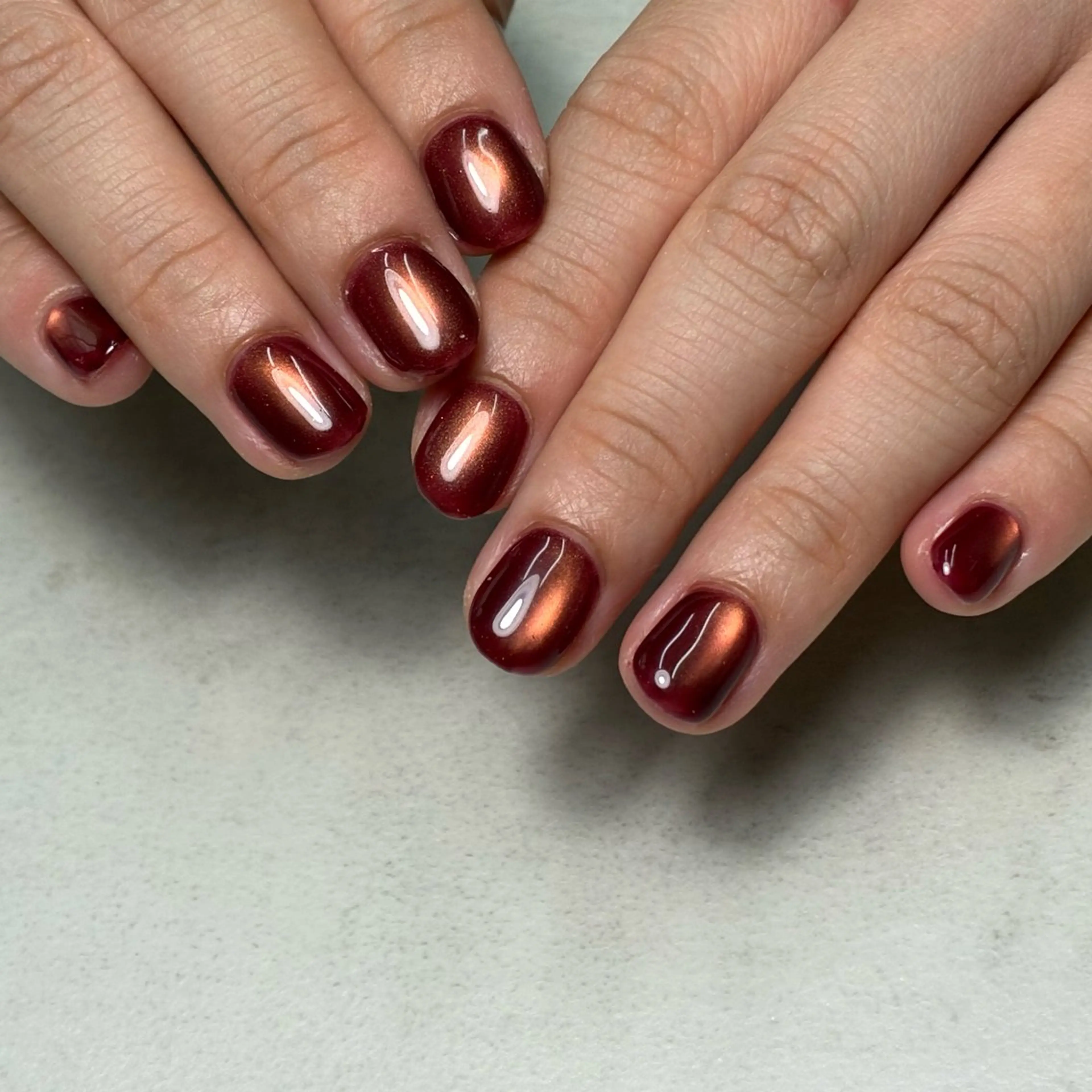 ネイル マグネットネイル ショートネイル ハンドネイル mumjyu所属・mumjyu MIKAのネイルデザイン