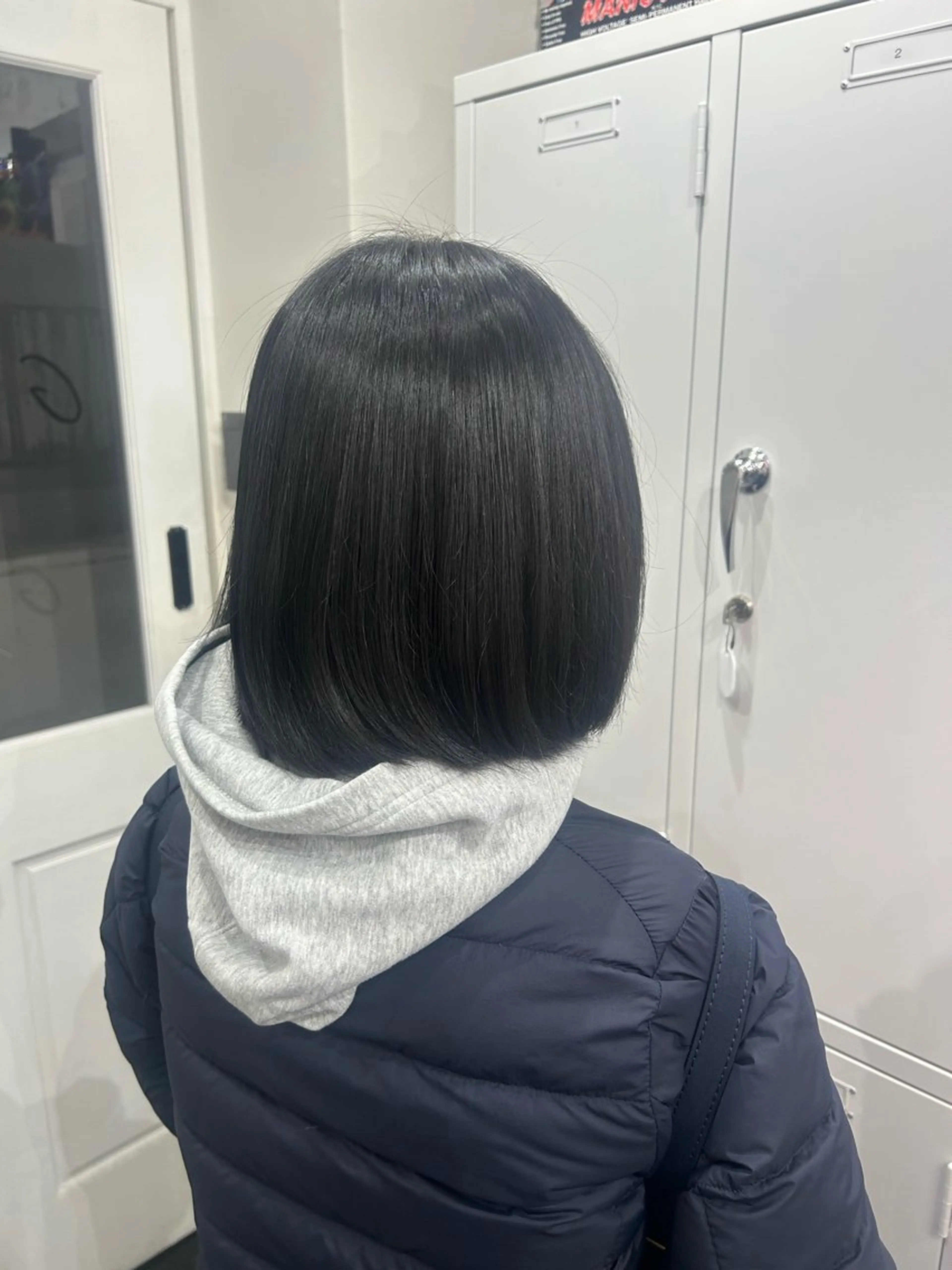 ミディアム カラー ヘアアレンジ 黒髪 ヘアカラー トリートメント 🎀艶ハイトーン モテ髪🎀さや💜のヘアスタイル