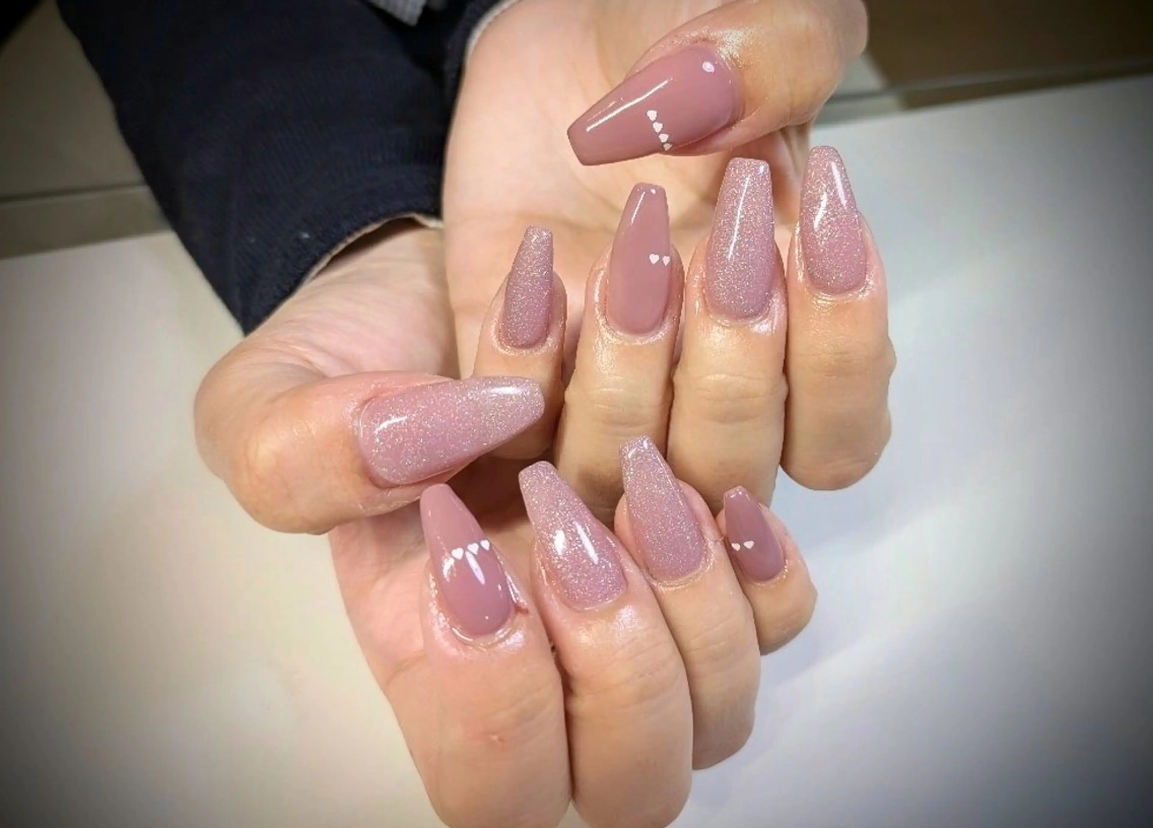 ネイル ハート LYLY ✾ai✾のネイルデザイン