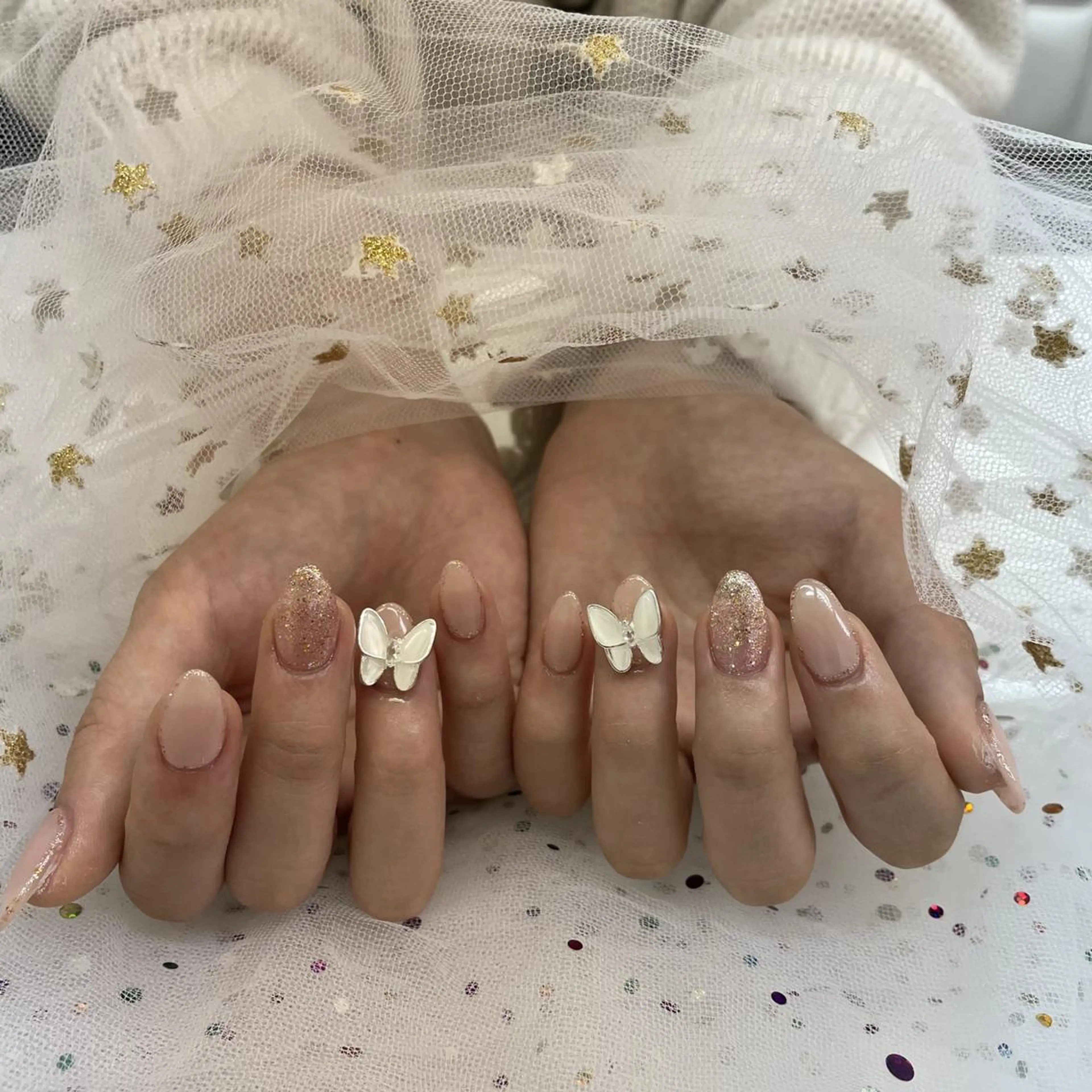 ネイル 🦋ネイルサロン ブラン🌈ゆりのネイルデザイン