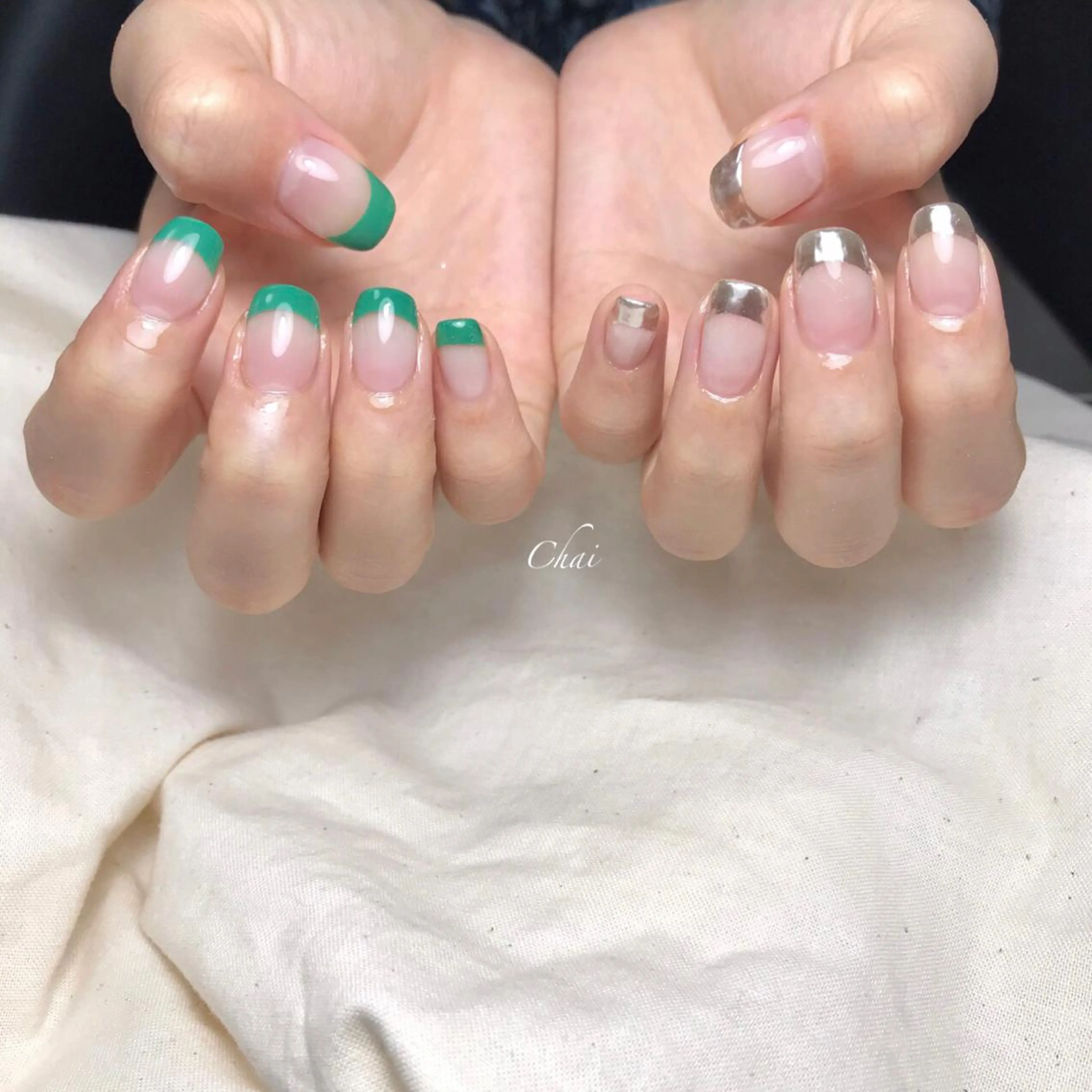 ネイル ミラーネイル ハンドネイル 💅 Ai.のネイルデザイン