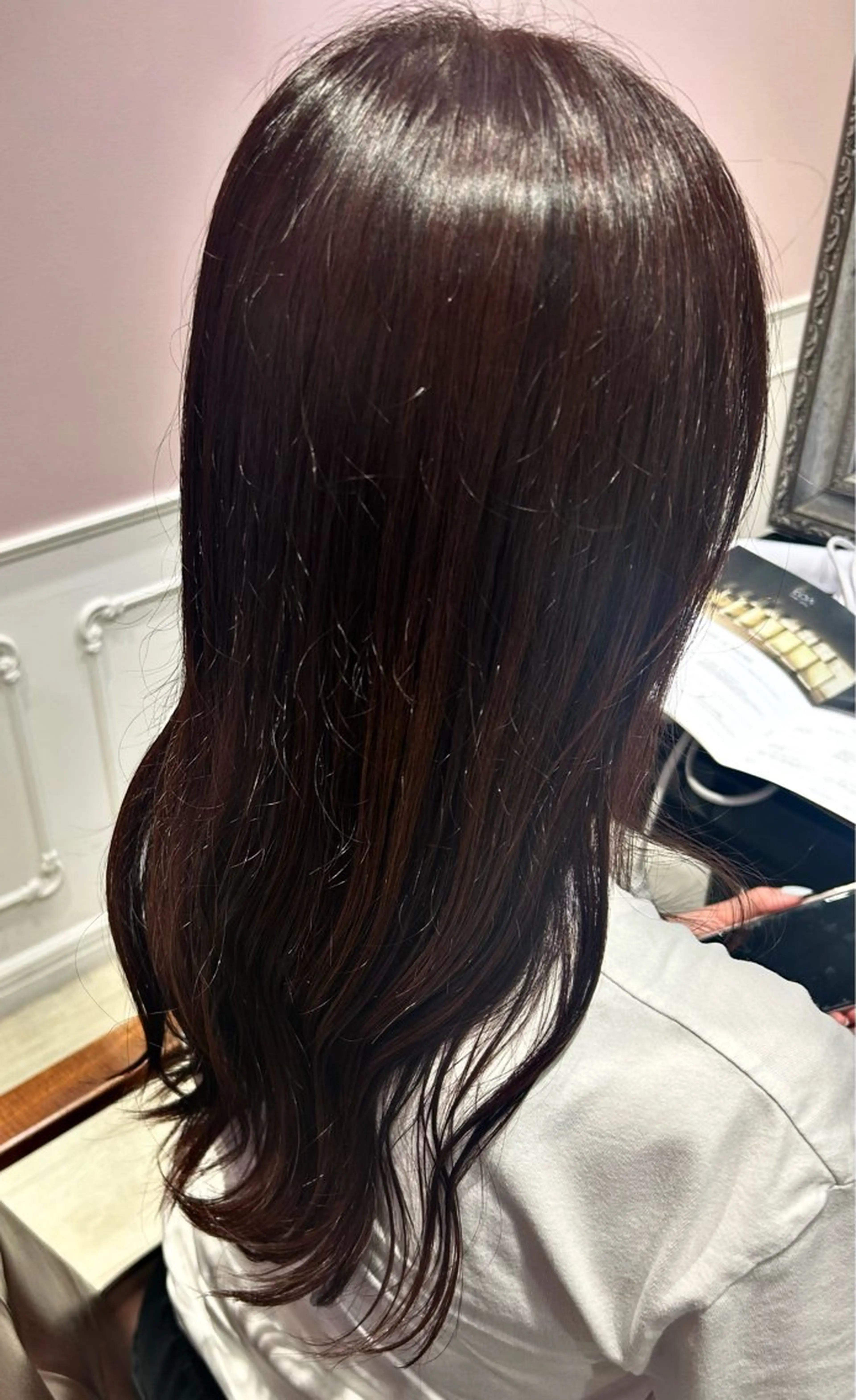 ロング トリートメント ヘアカラー 暖色カラー｜艶髪｜ 🥨AIKA🥨のヘアスタイル