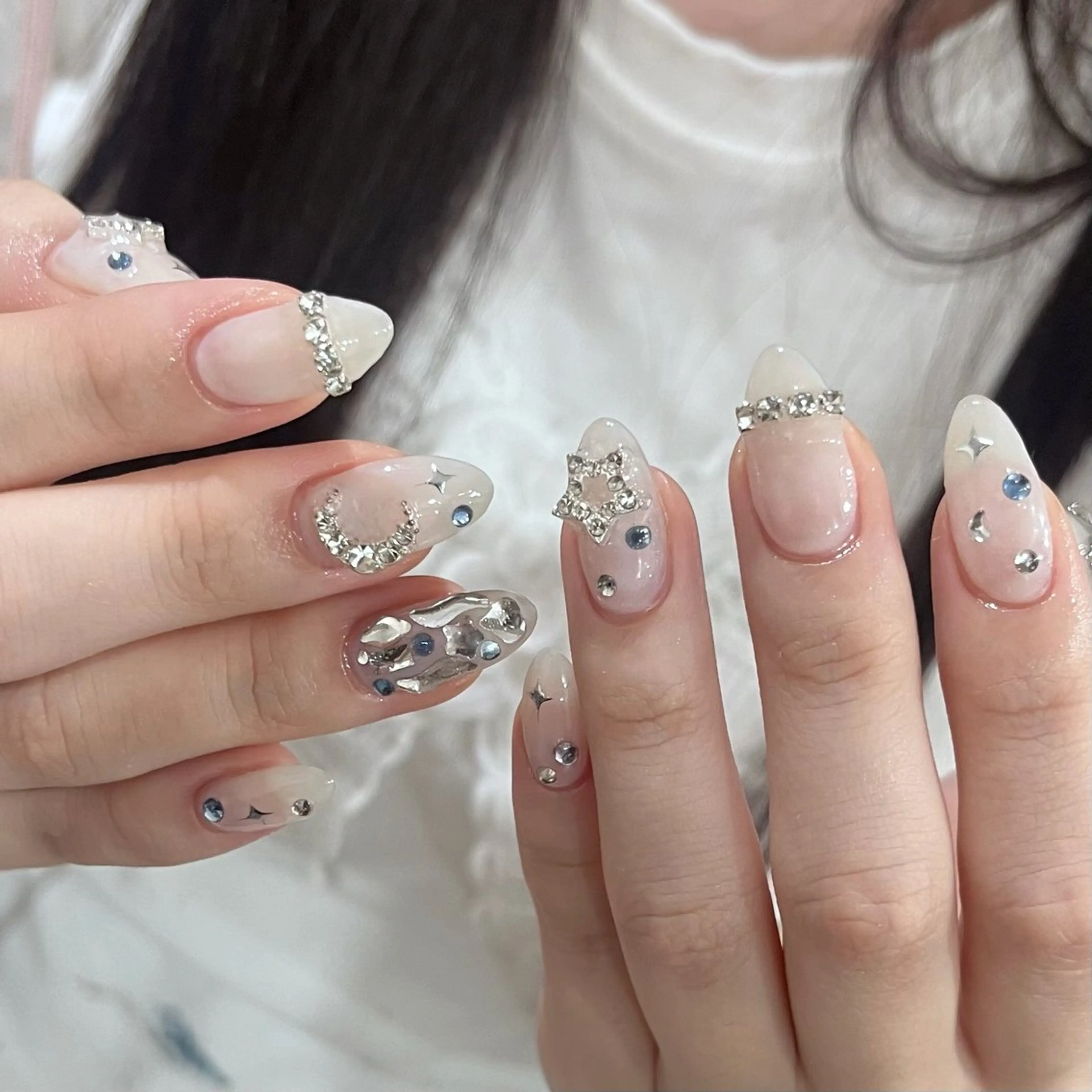 ネイル 韓国ネイル ワンホンネイル ハンドネイル ハンドケア Kawaii _Nailのネイルデザイン