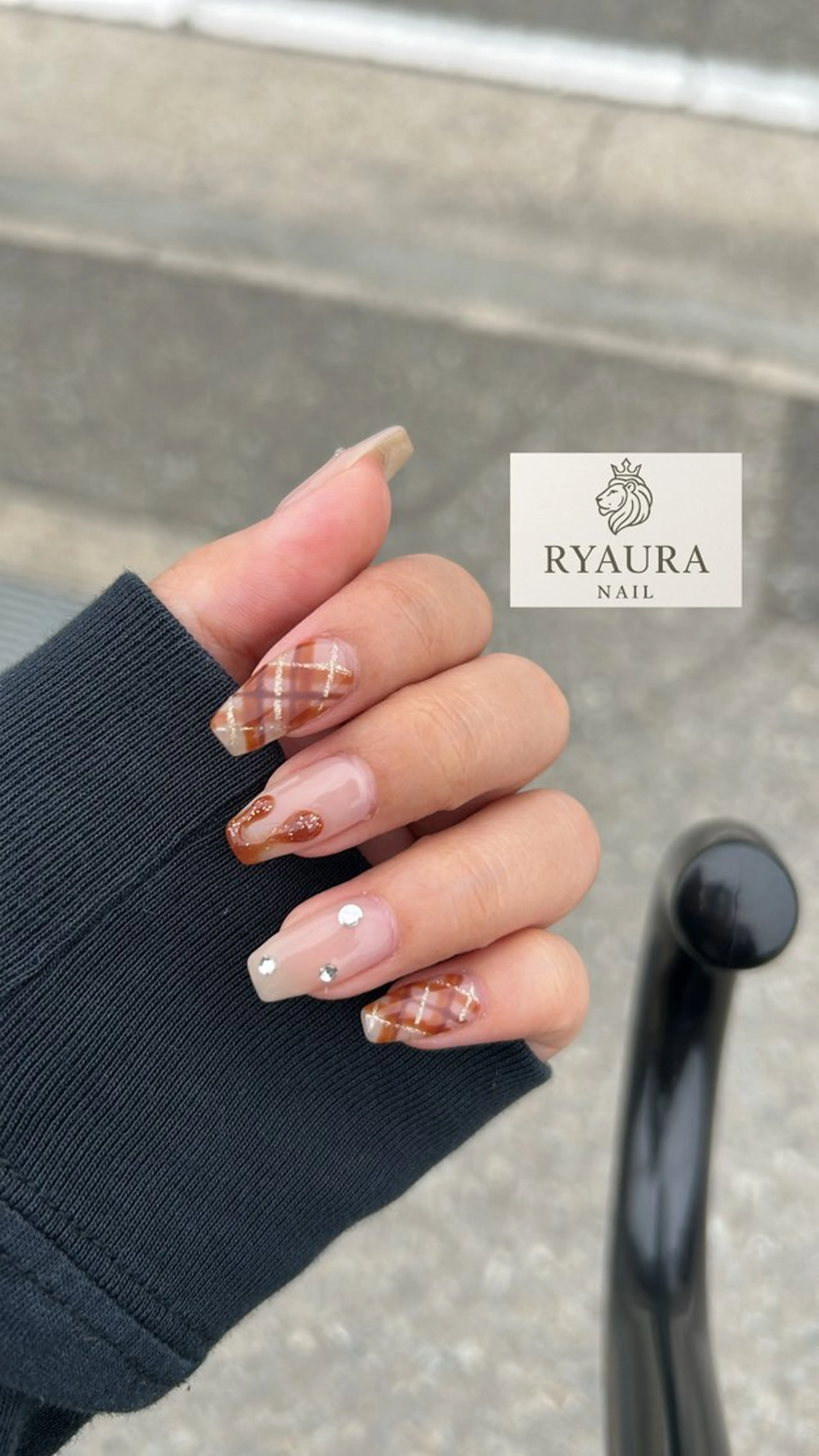 ネイル 持ち込み ハンドネイル RYAURA NAIL所属・RYAURA NAILのネイルデザイン
