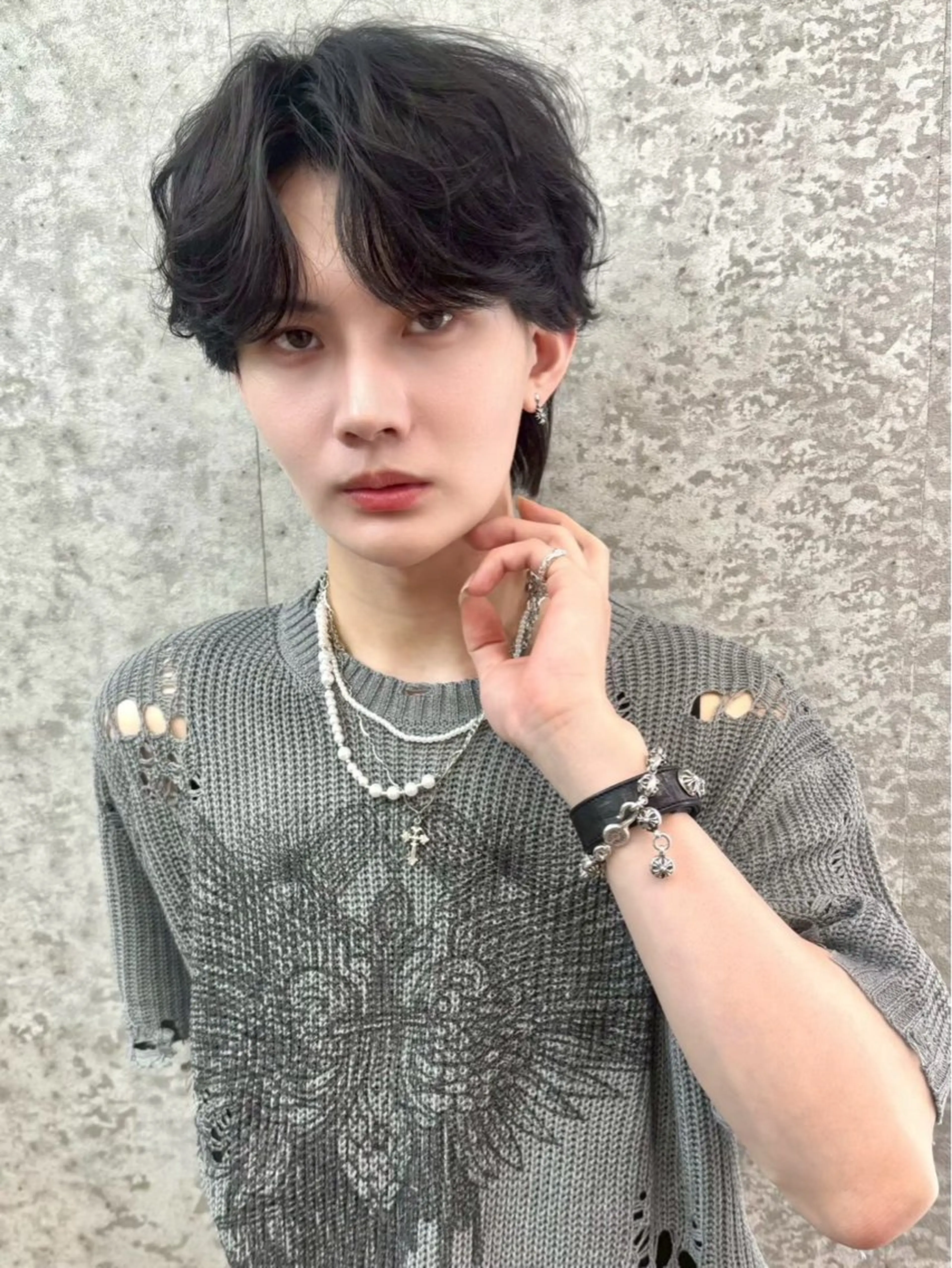 パーマ メンズ 【ナチュラル可愛いレ イヤー🩶】ななみのヘアスタイル