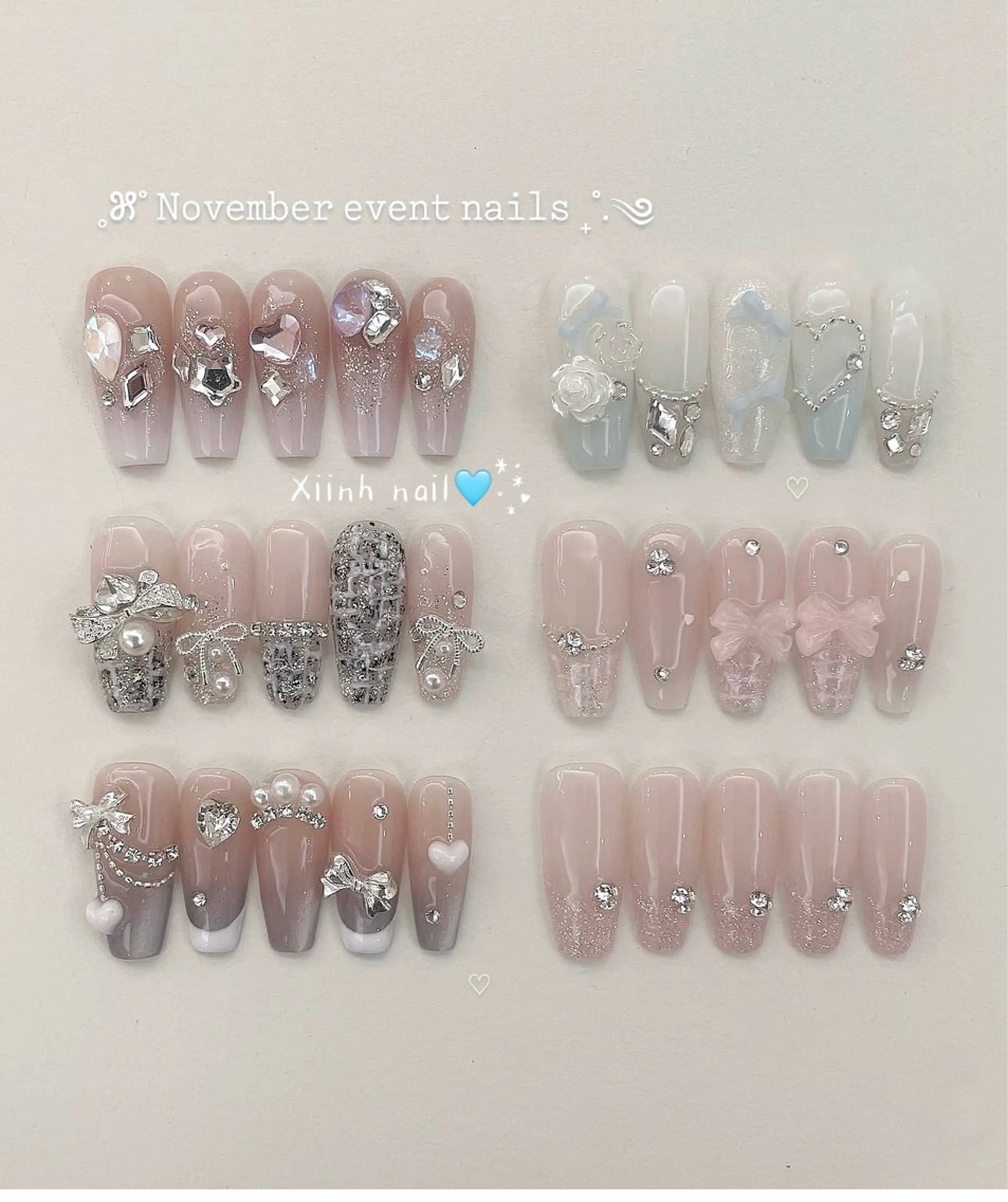 ネイル ブラウン チークネイル 桜ネイル 長さ出し フットネイル ハンドネイル XIINH NAIL SALONのネイルデザイン