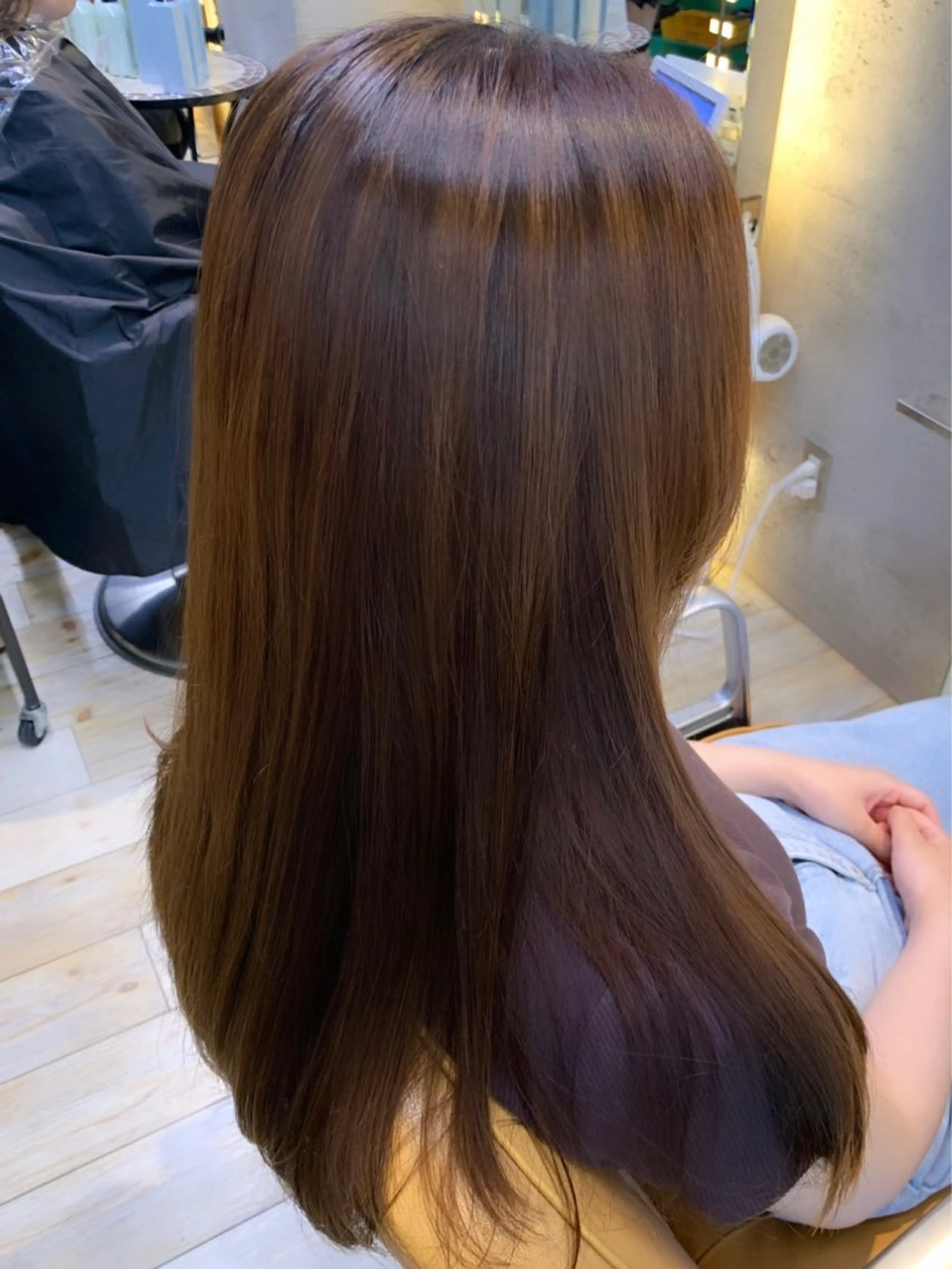 ロング カラー 髪質改善 トリートメント ミユウ🌼ブリーチ / ダブルカラーのヘアスタイル