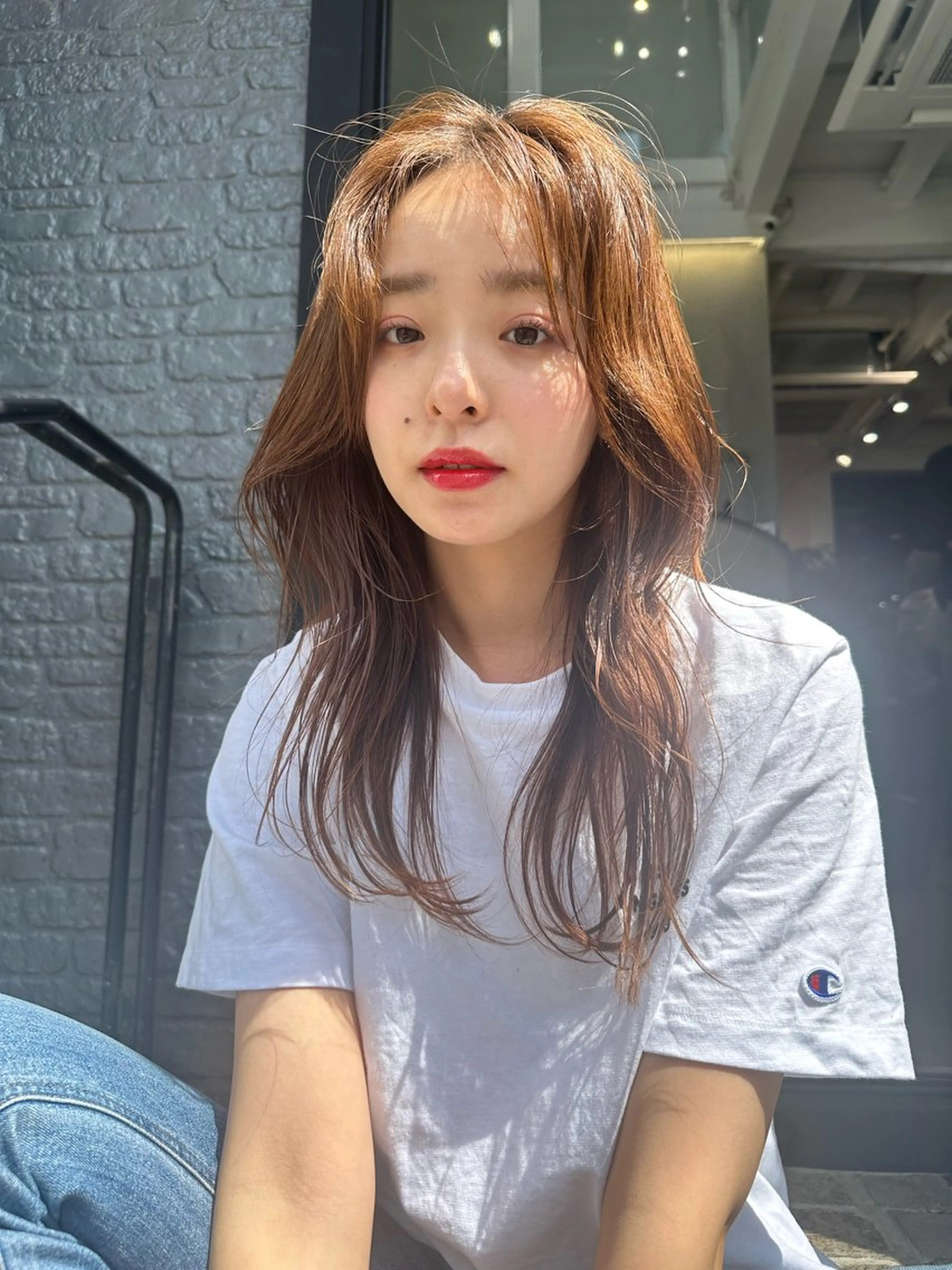 ロング レイヤーカット/艶カ ラー/chihiroのヘアスタイル