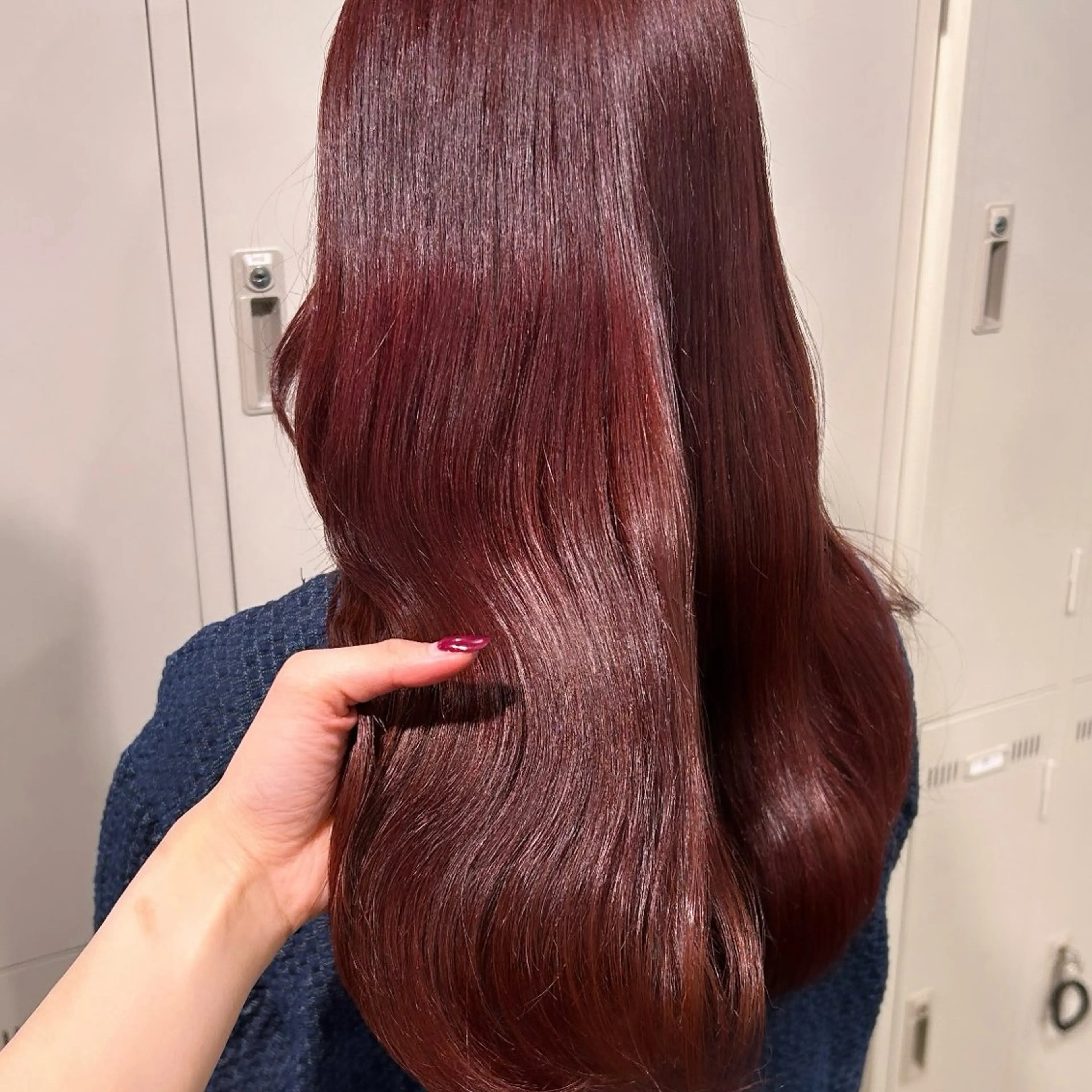 セミロング IS所属・横浜美容室/透明感 カラー/レイヤーのヘアスタイル