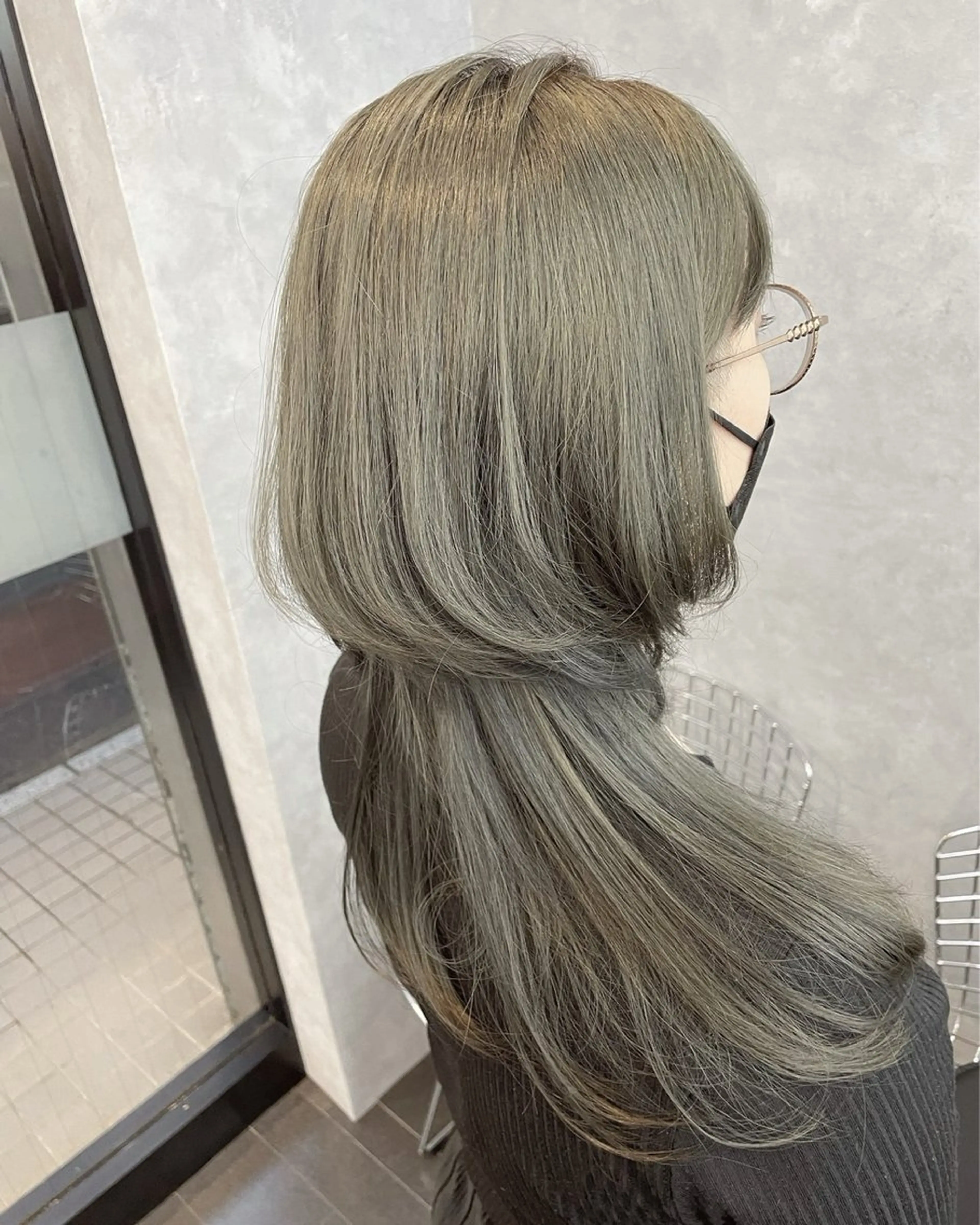 ロング カラー ベージュカラー ブリーチ オリーブベージュ モテ髪❤️‍🔥 垢抜け美容師/駿瑛のヘアスタイル