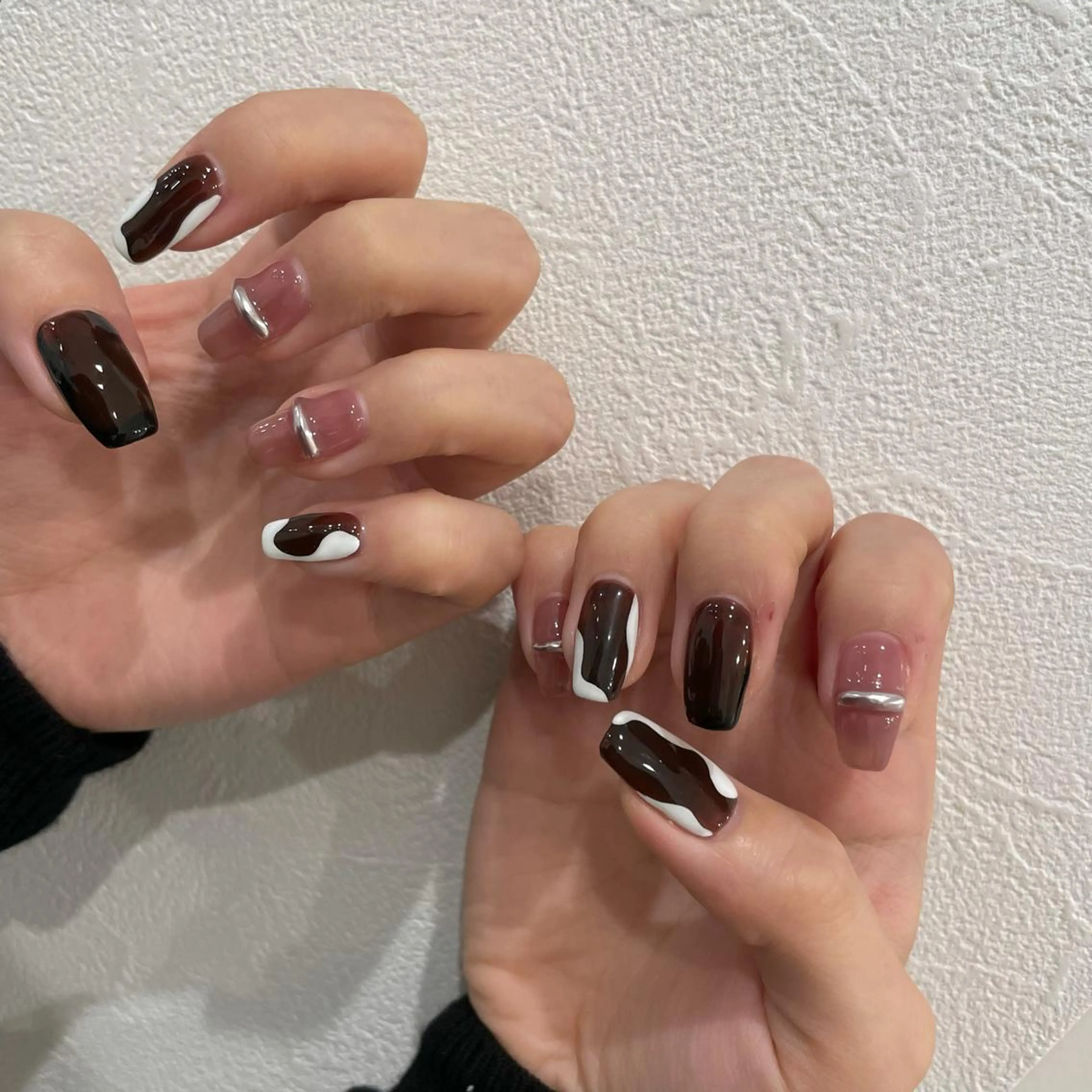 ネイル 持ち込み ニュアンスネイル ハンドネイル miu nail所属・MIUNail YUMIのネイルデザイン