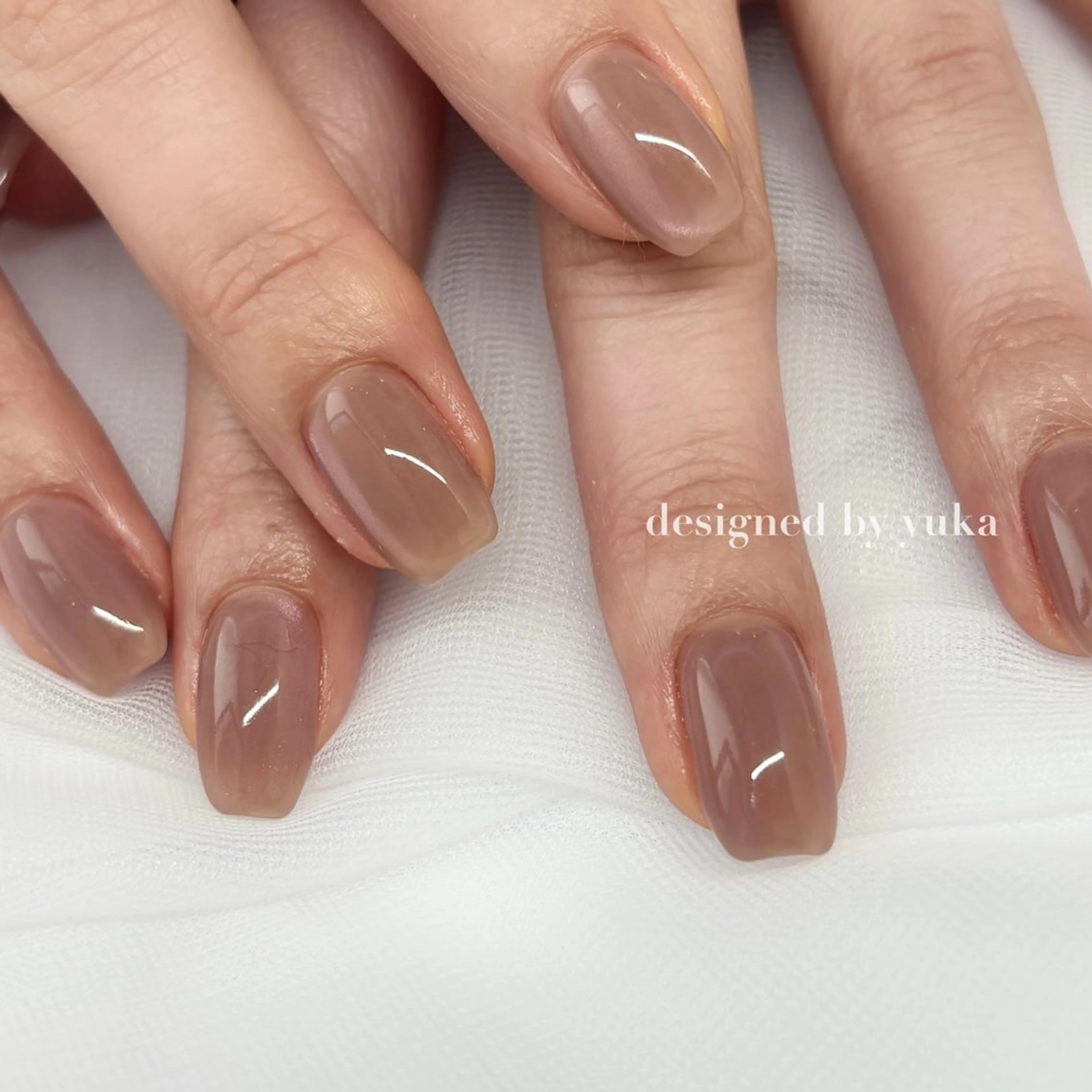 ネイル 新宿代々木/韓国系 ワンホン/aya🫧のネイルデザイン