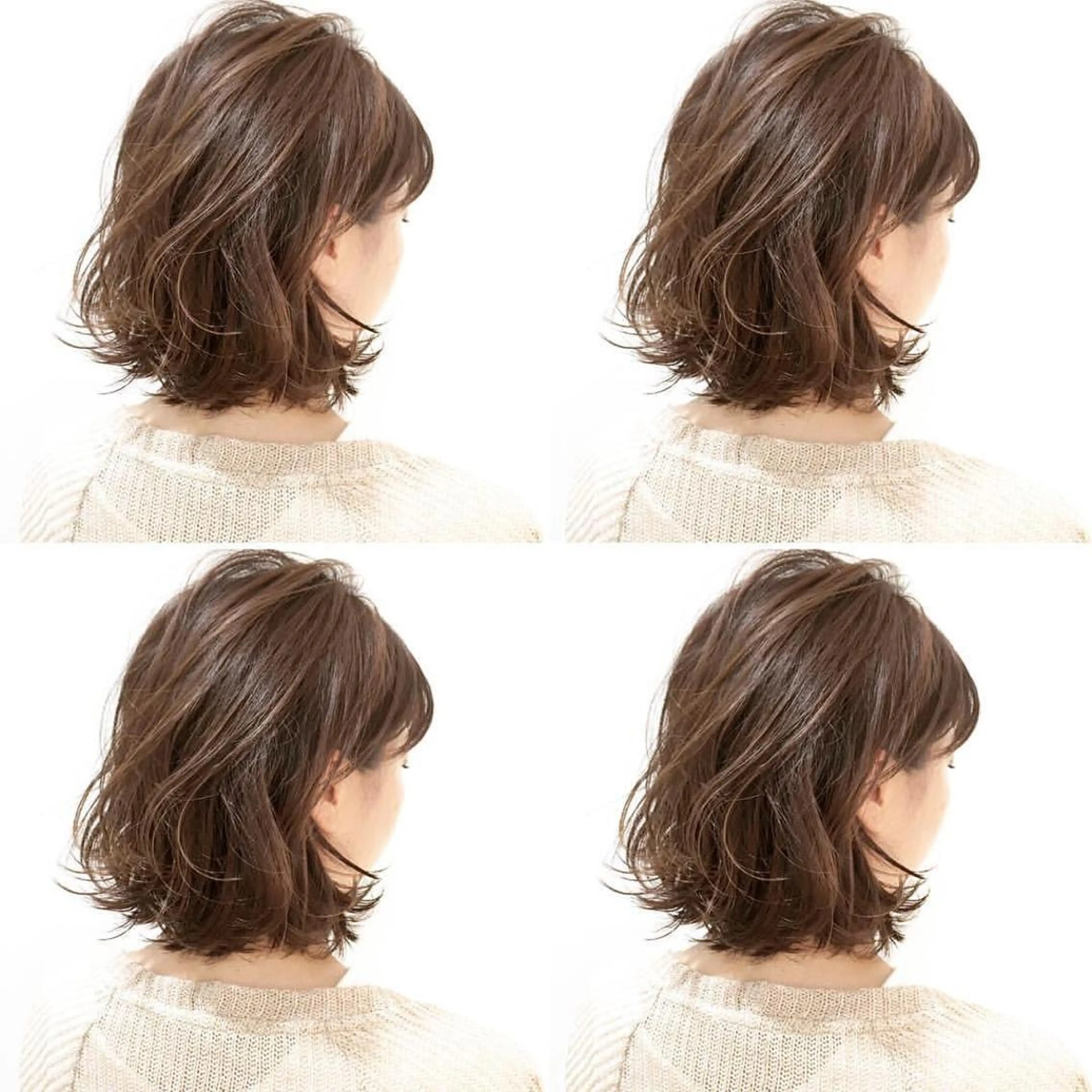 セミロング カラー ヘアアレンジ 指名支持率NO.1 スタイリストのヘアスタイル