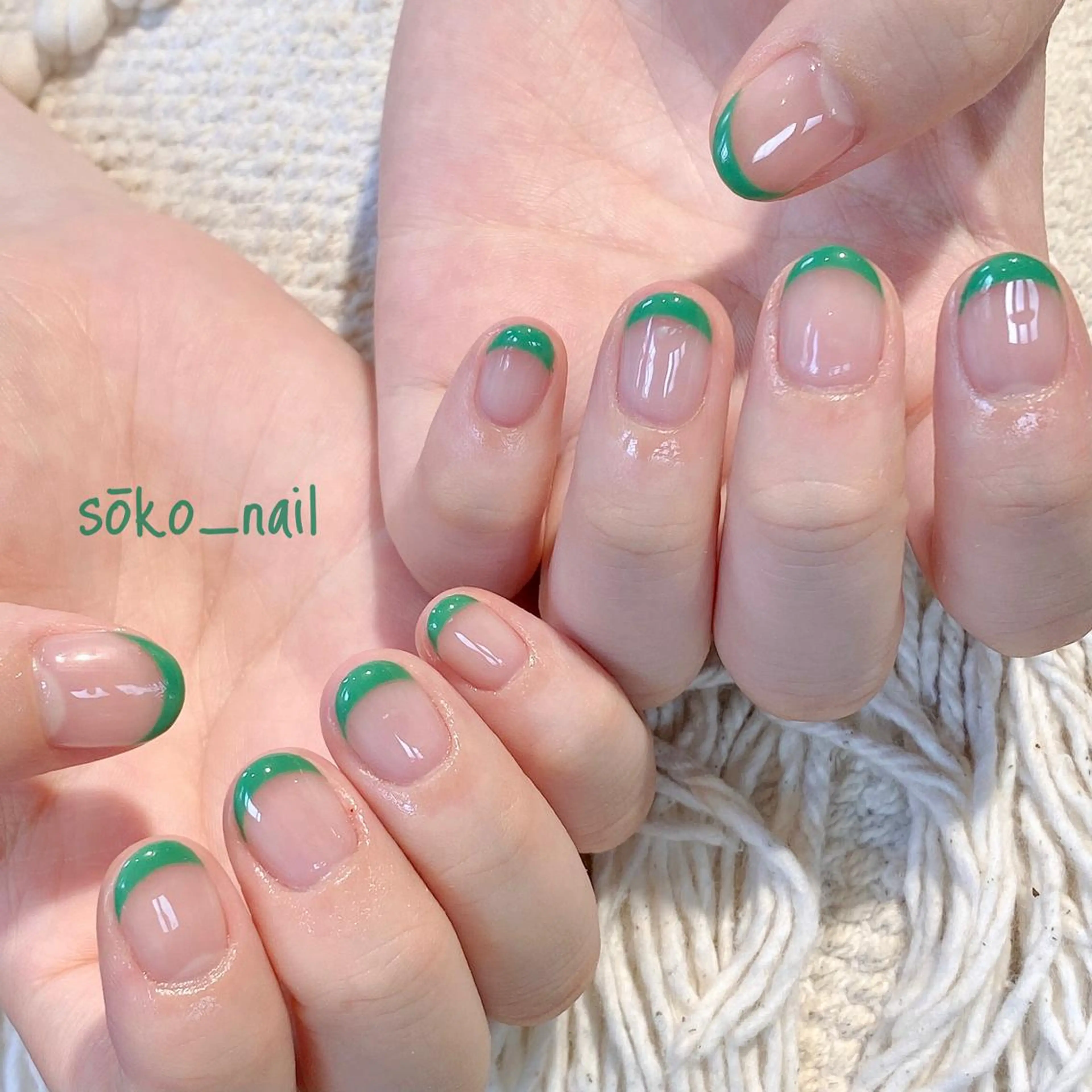 ネイル フレンチネイル ハンドネイル sōko Hair&Nail Salon所属・megu  / sōko nailのネイルデザイン