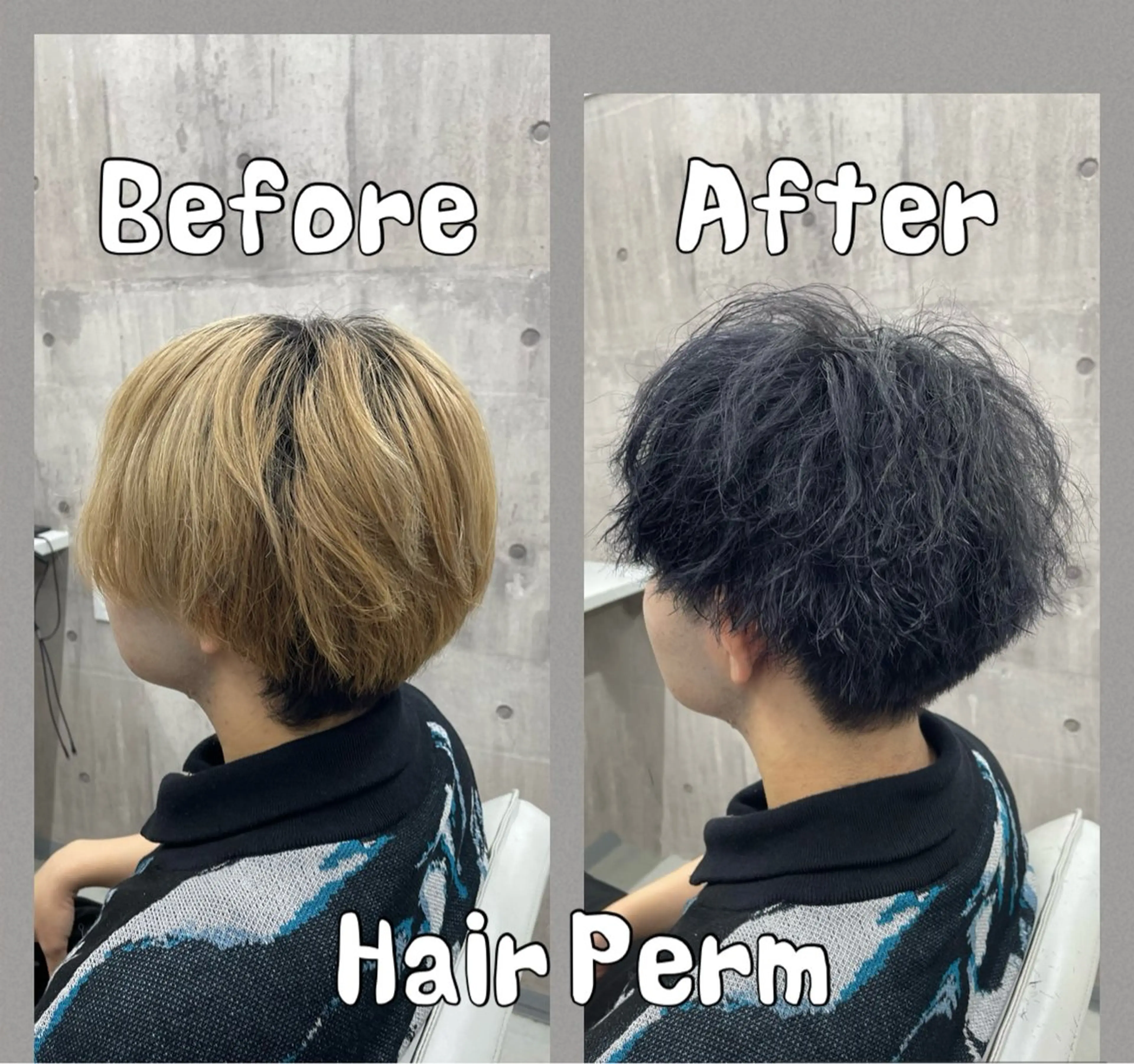 メンズ メンズパーマ カット パーマ ichi/可以中文/ 髪質改善/縮毛矯正/のヘアスタイル