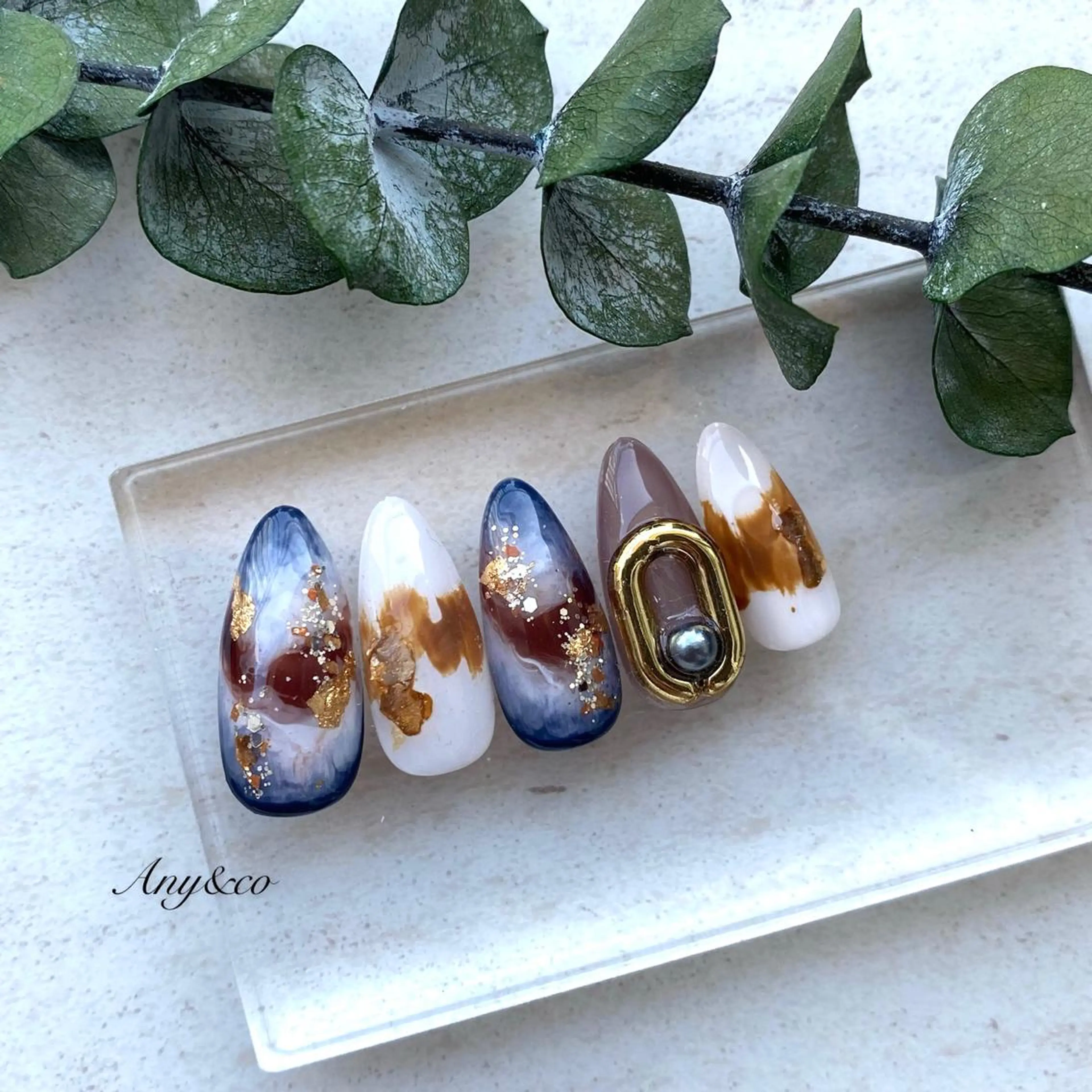 ネイル ニュアンスネイル ハンドネイル Any&co 【エニコ】のマツエク・マツパデザイン