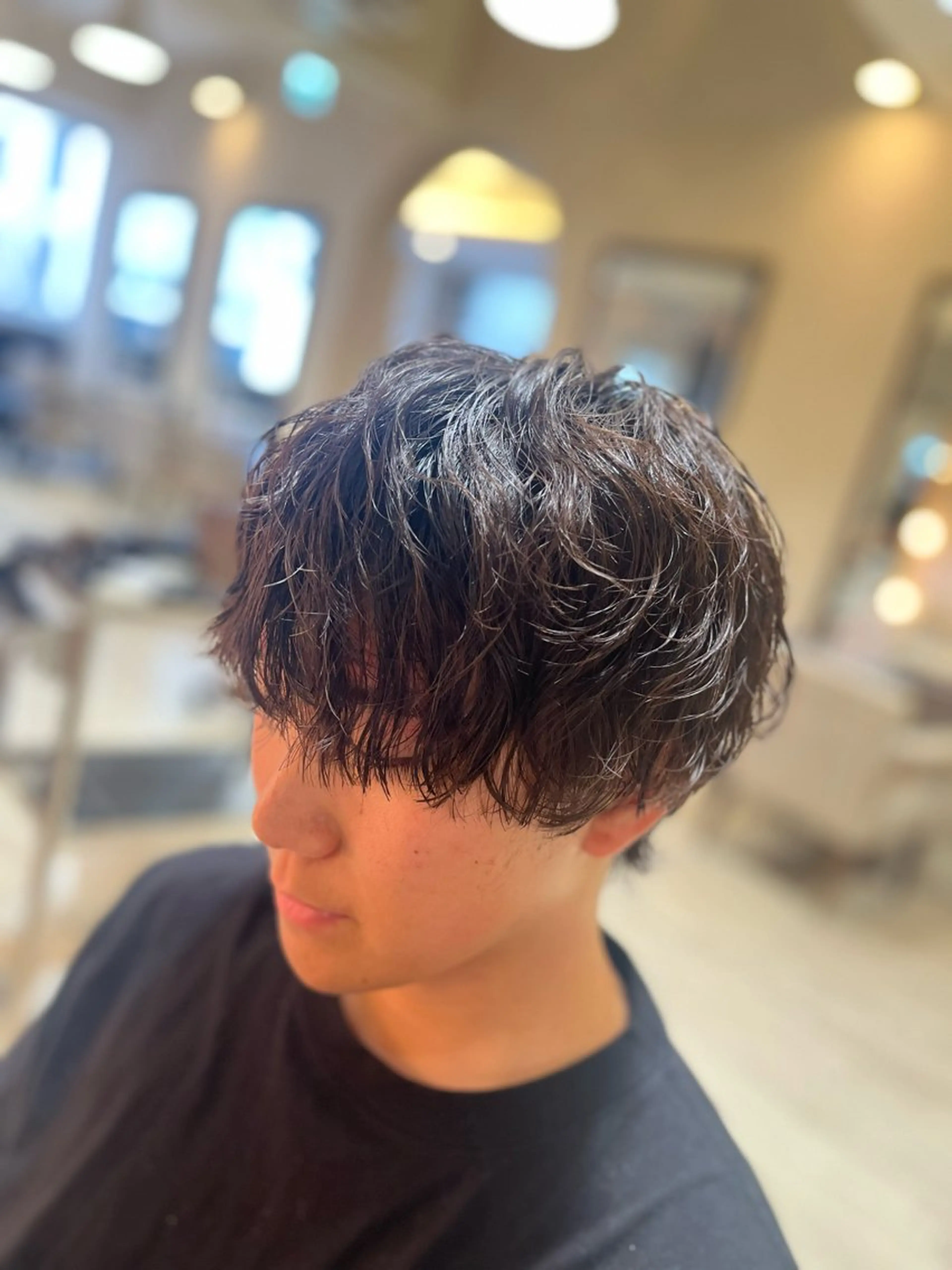 パーマ メンズ カット パーマ 友松 世奈のマツエク・マツパデザイン