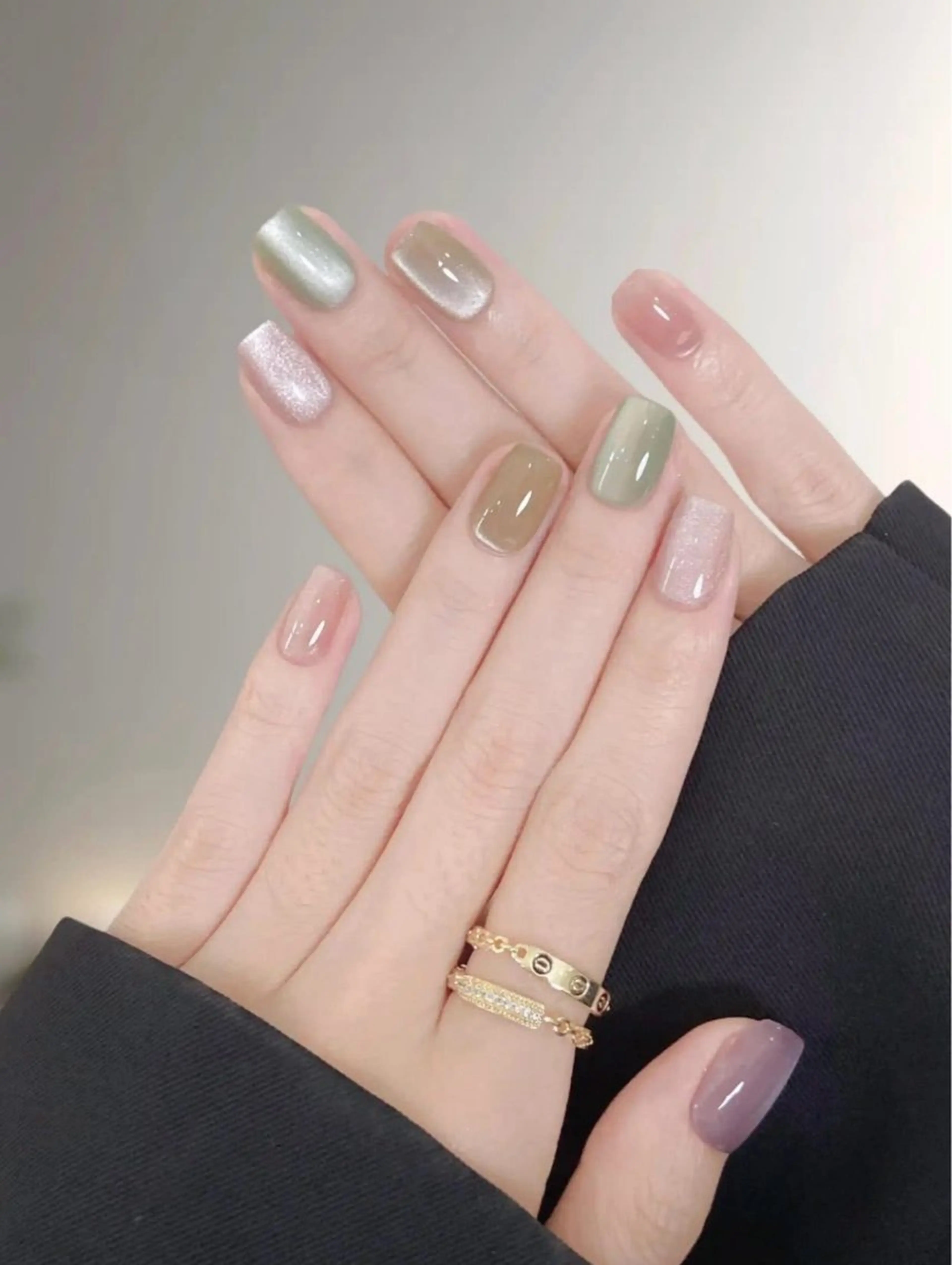 ネイル アートネイル 成人式 ジェルネイル ニュアンスネイル ネイルチップ Kora Nailのネイルデザイン