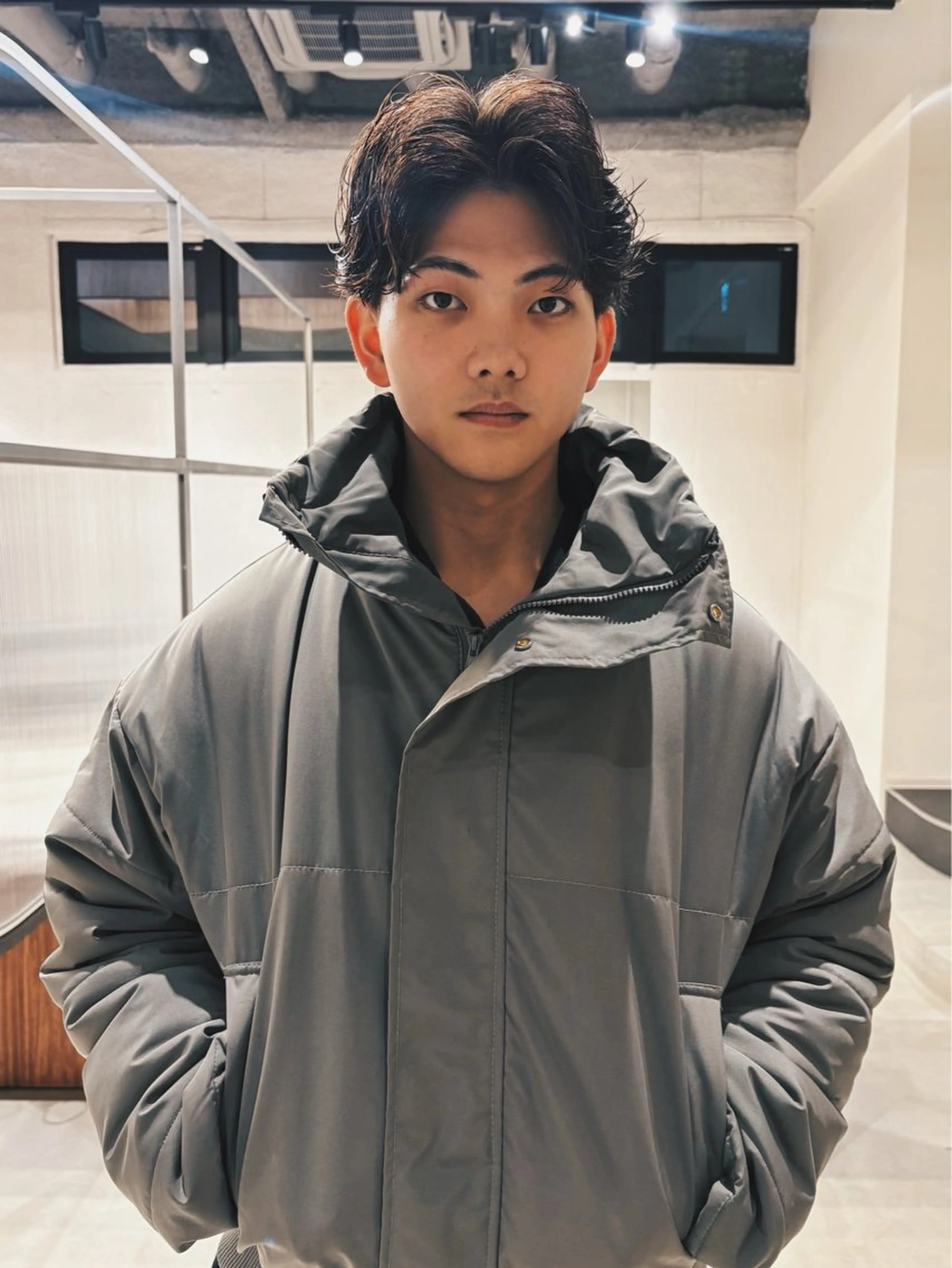 ショート パーマ メンズ メンズパーマ カット パーマ メンズ特化美容師 サノヤマトのヘアスタイル