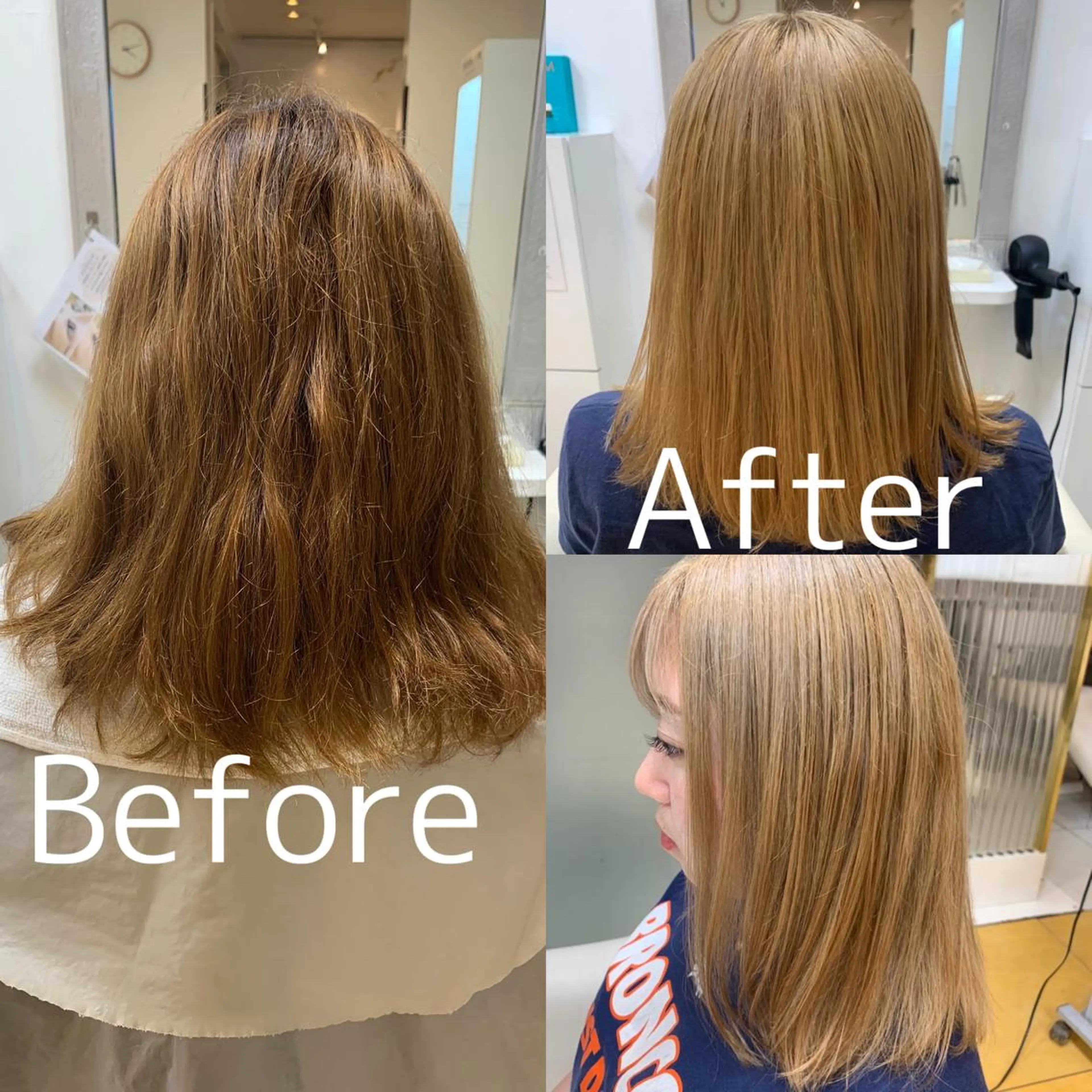 ミディアム カラー ベージュカラー ヘアケアベースウィズ所属・柳川 玲也のヘアスタイル