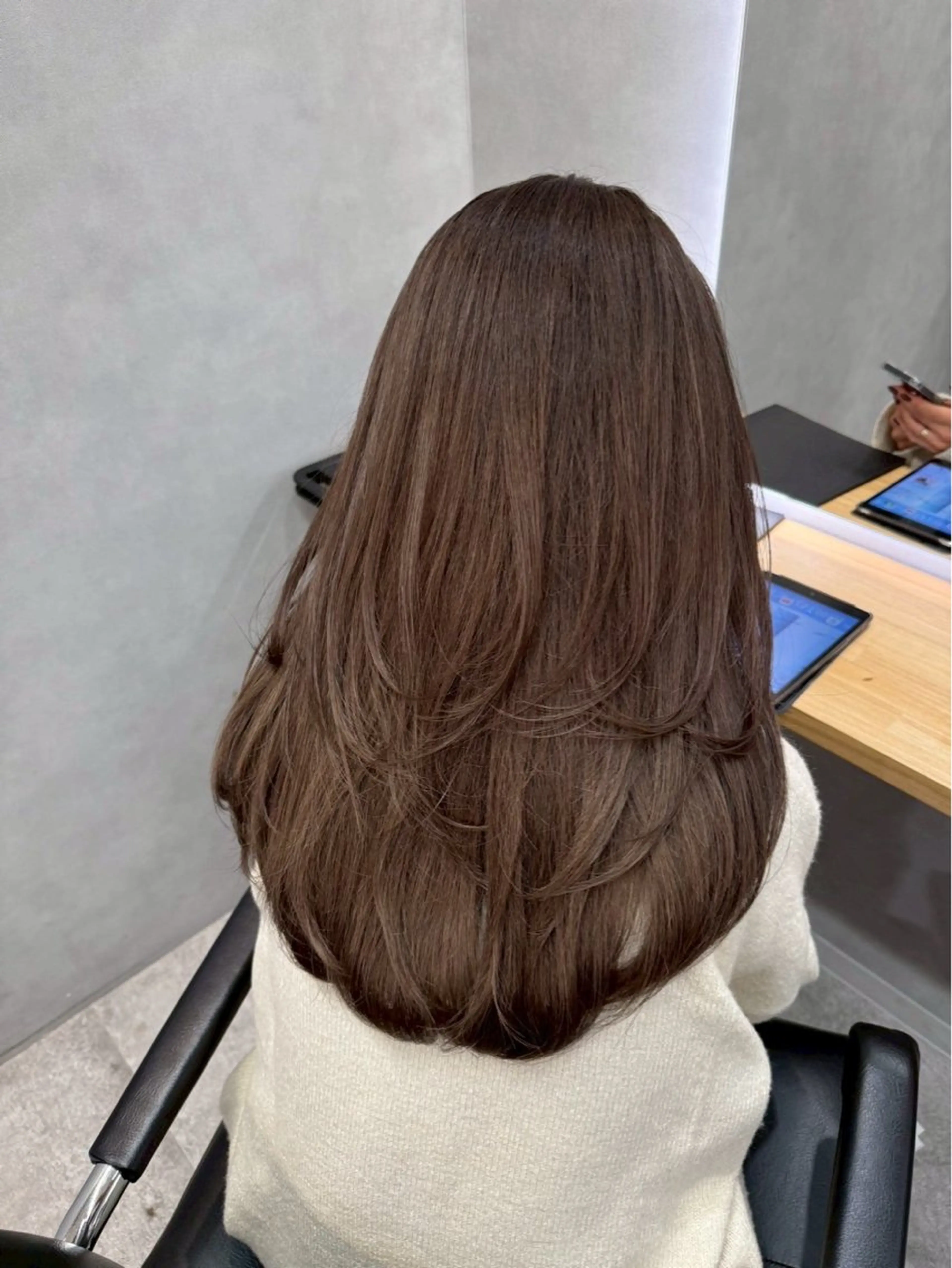 ロング NOAHL所属・yuna スパ/カラーのヘアスタイル