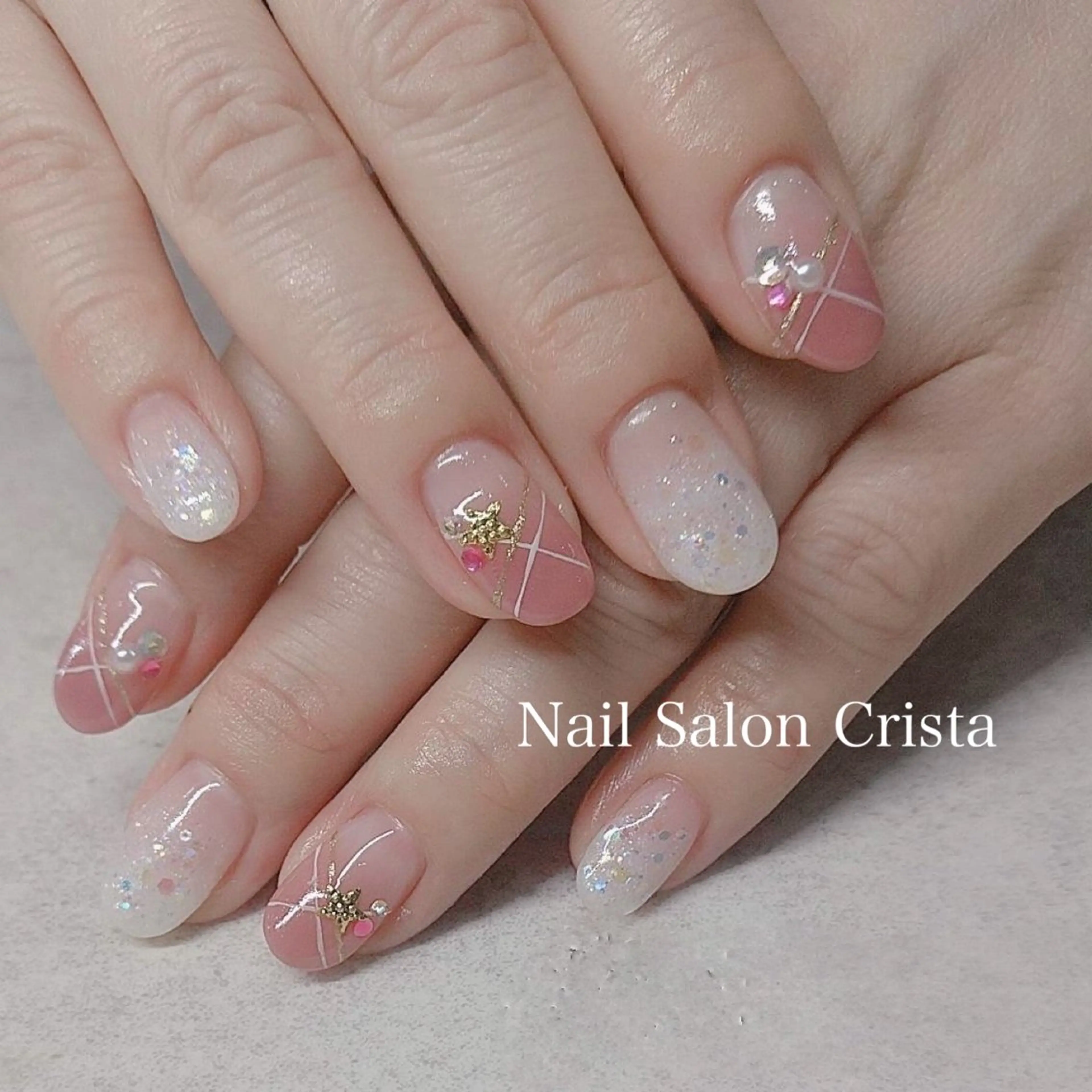 ネイル ジェルネイル パラジェル CRISTA所属・CRISTA MOMOのネイルデザイン