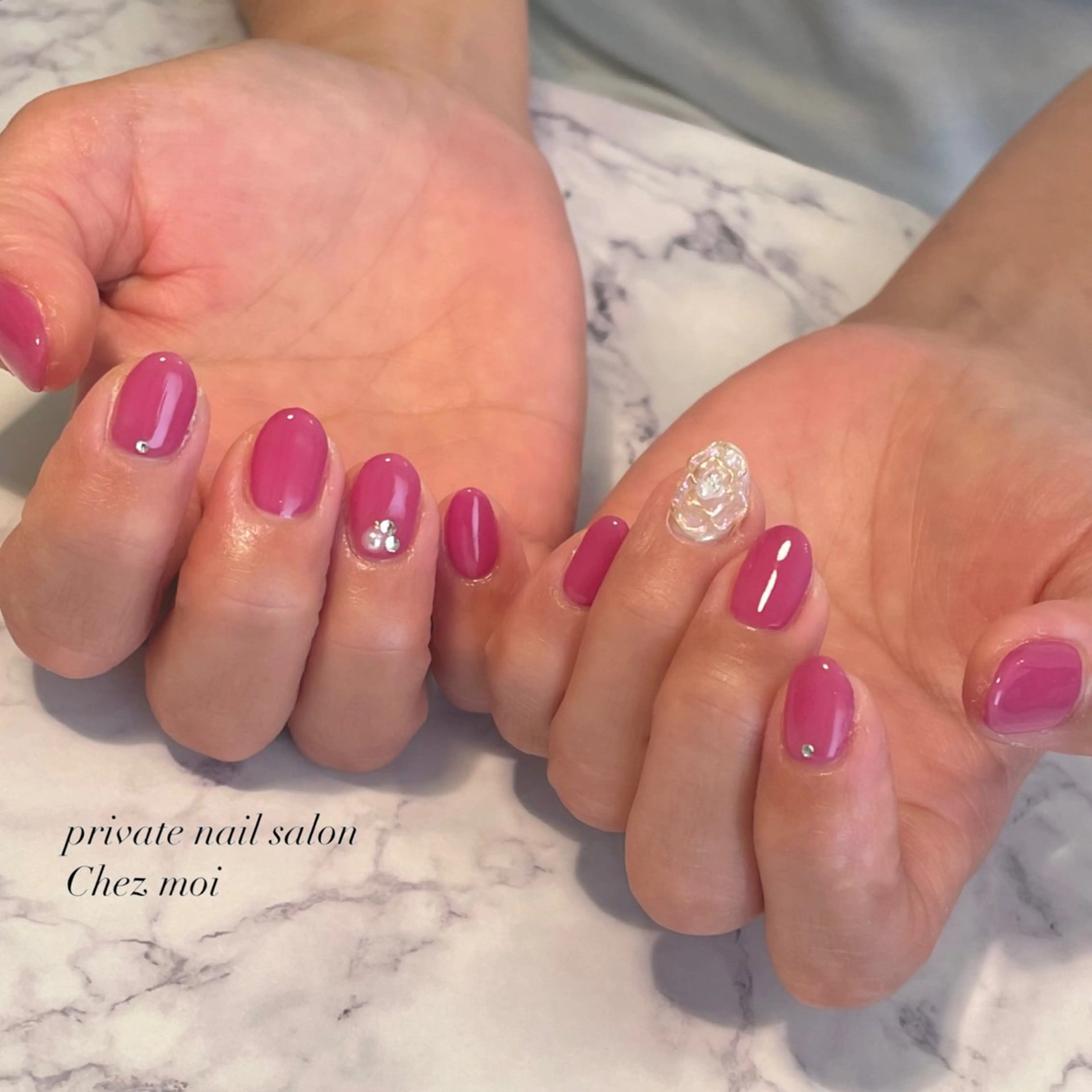 ネイル フラワーネイル KOMINE TOMOKOのネイルデザイン