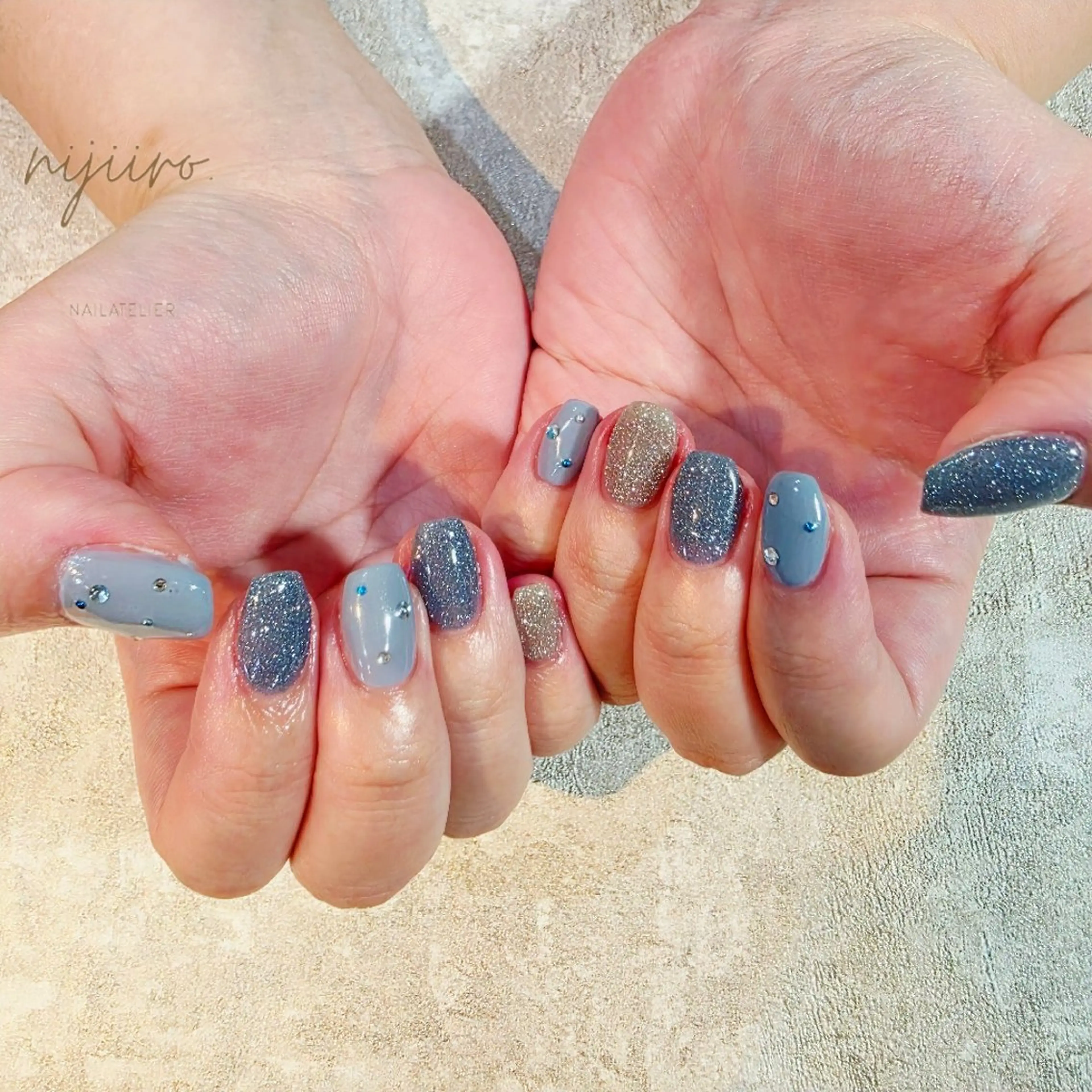 ネイル ハンドネイル nailatelier nijiiro.所属・nijiiro🌈 サトウのネイルデザイン