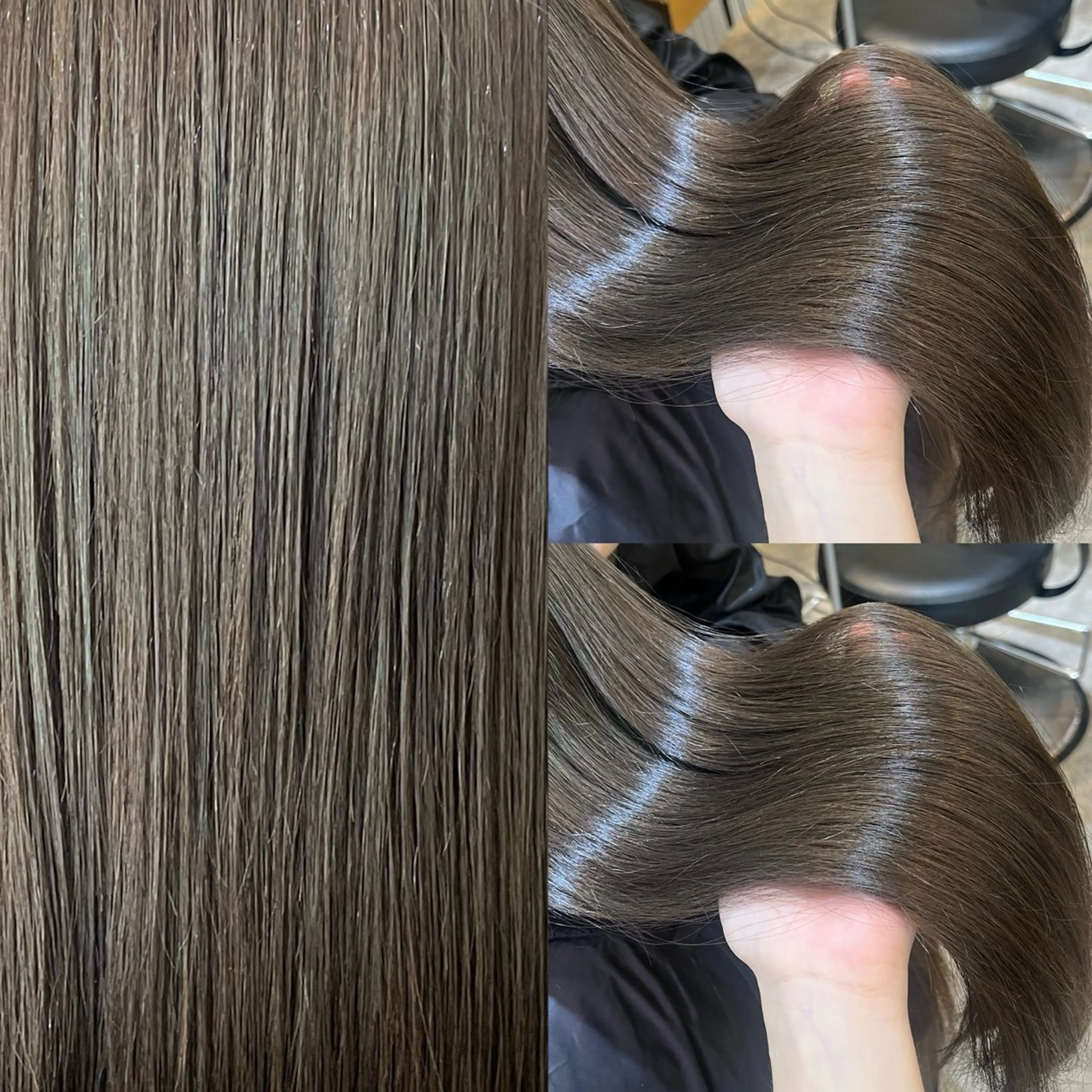 ロング カラー 透明感カラー グレージュ オリーブカラー オリーブグレージュ オリーブグレー ヘアカラー トリートメント ラフィスヘアードープ所属・👑髪質改善wカラー /ハイトーン/アユカのヘアスタイル